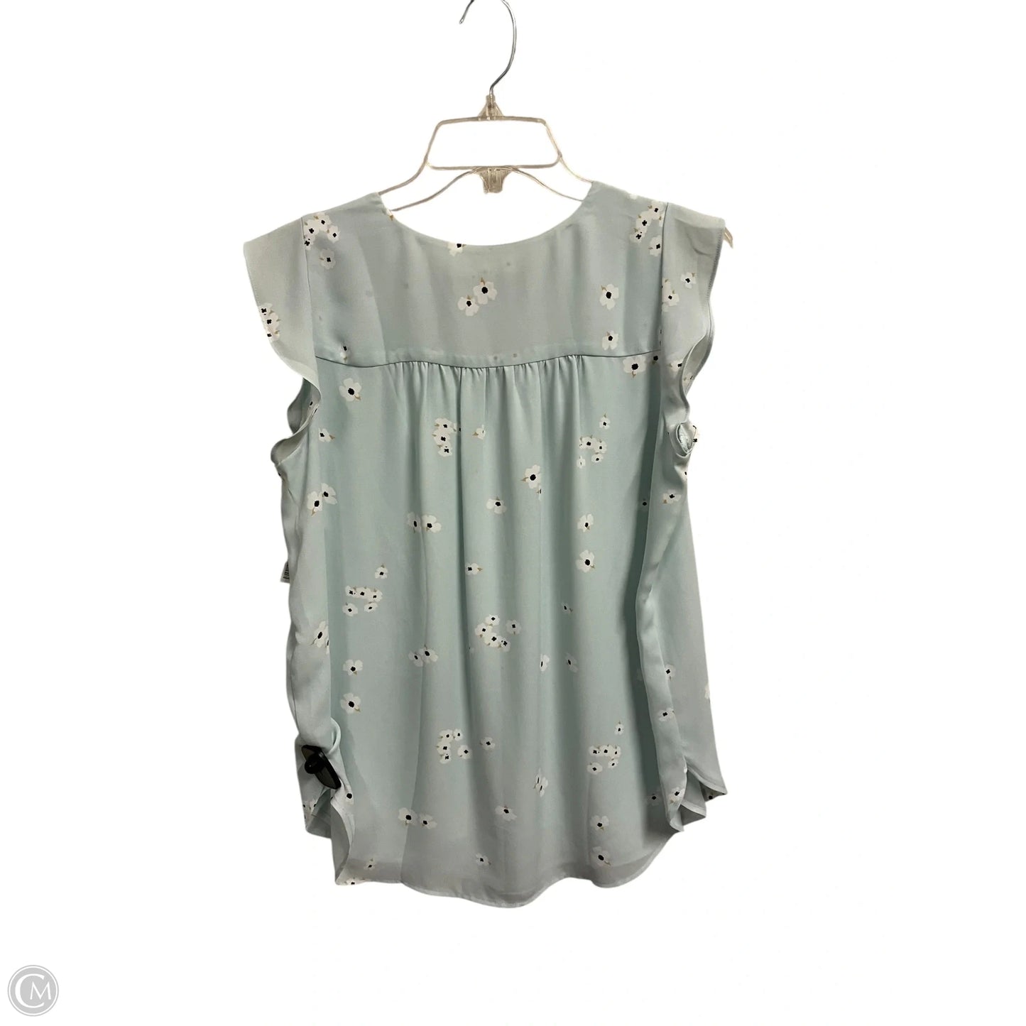 Top Sleeveless By Loft In Blue, Size: S