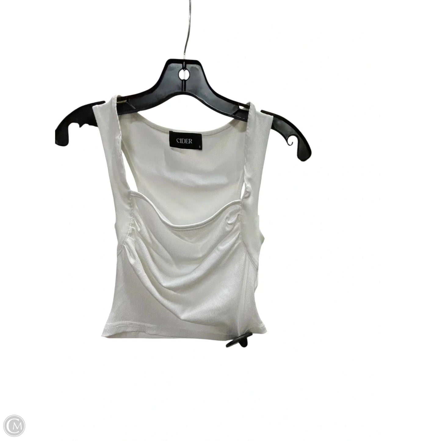 Top Sleeveless By Clothes Mentor In White, Size: S