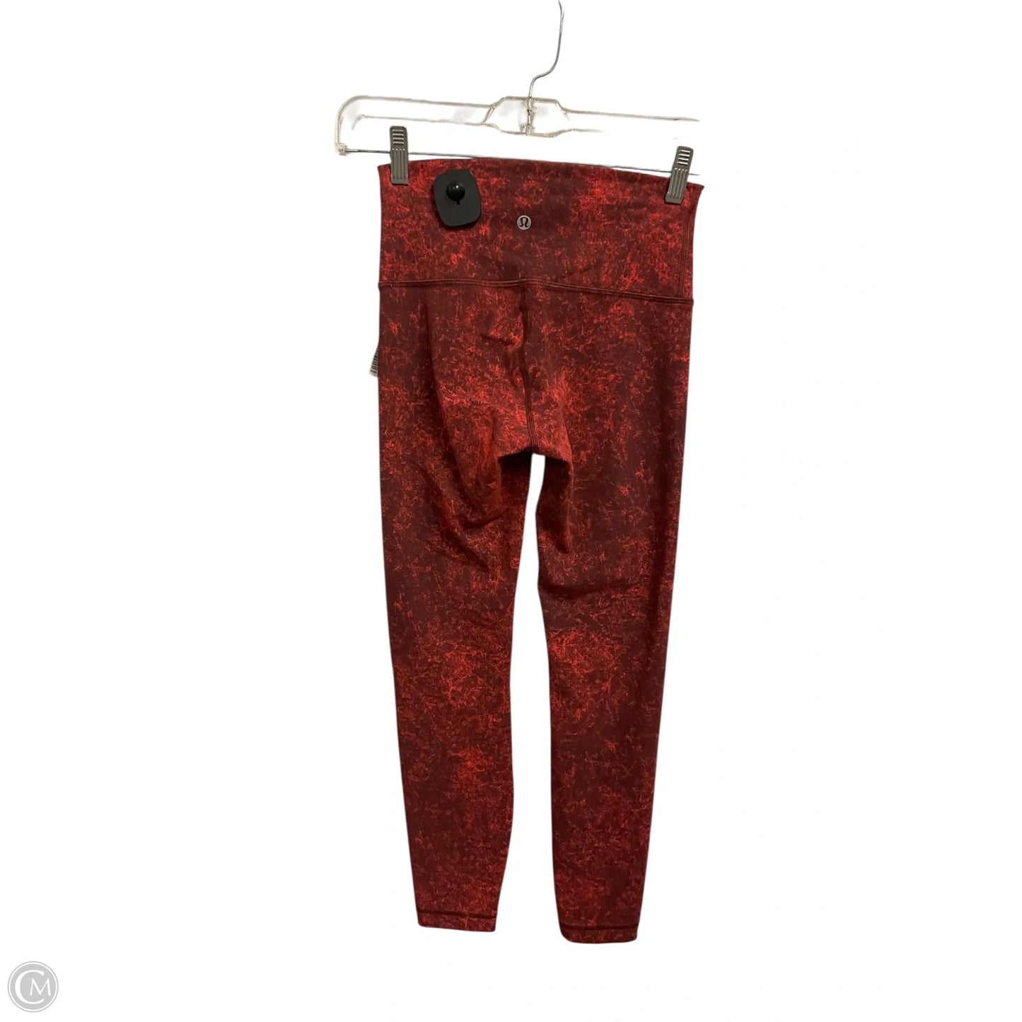 Athletic Leggings By Lululemon In Red, Size: 4