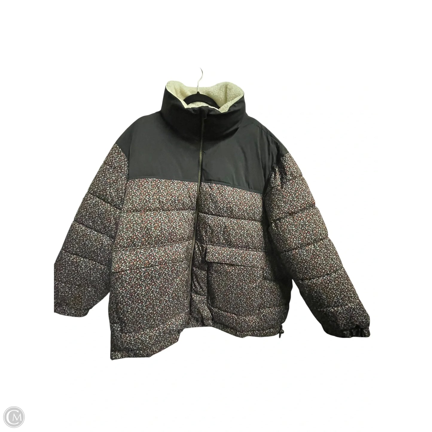 Jacket Puffer & Quilted By Universal Thread In Multi-colored, Size: 2x