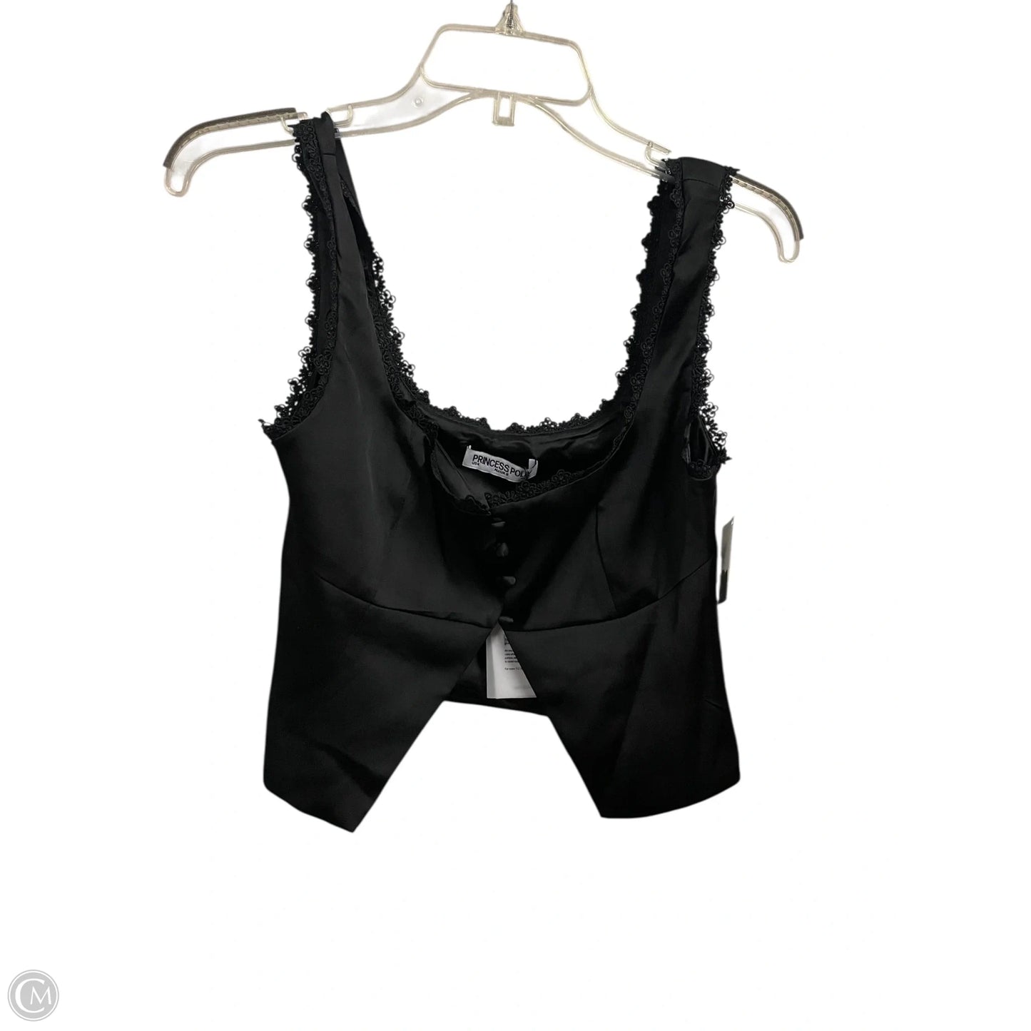 Top Sleeveless By Clothes Mentor In Black, Size: S