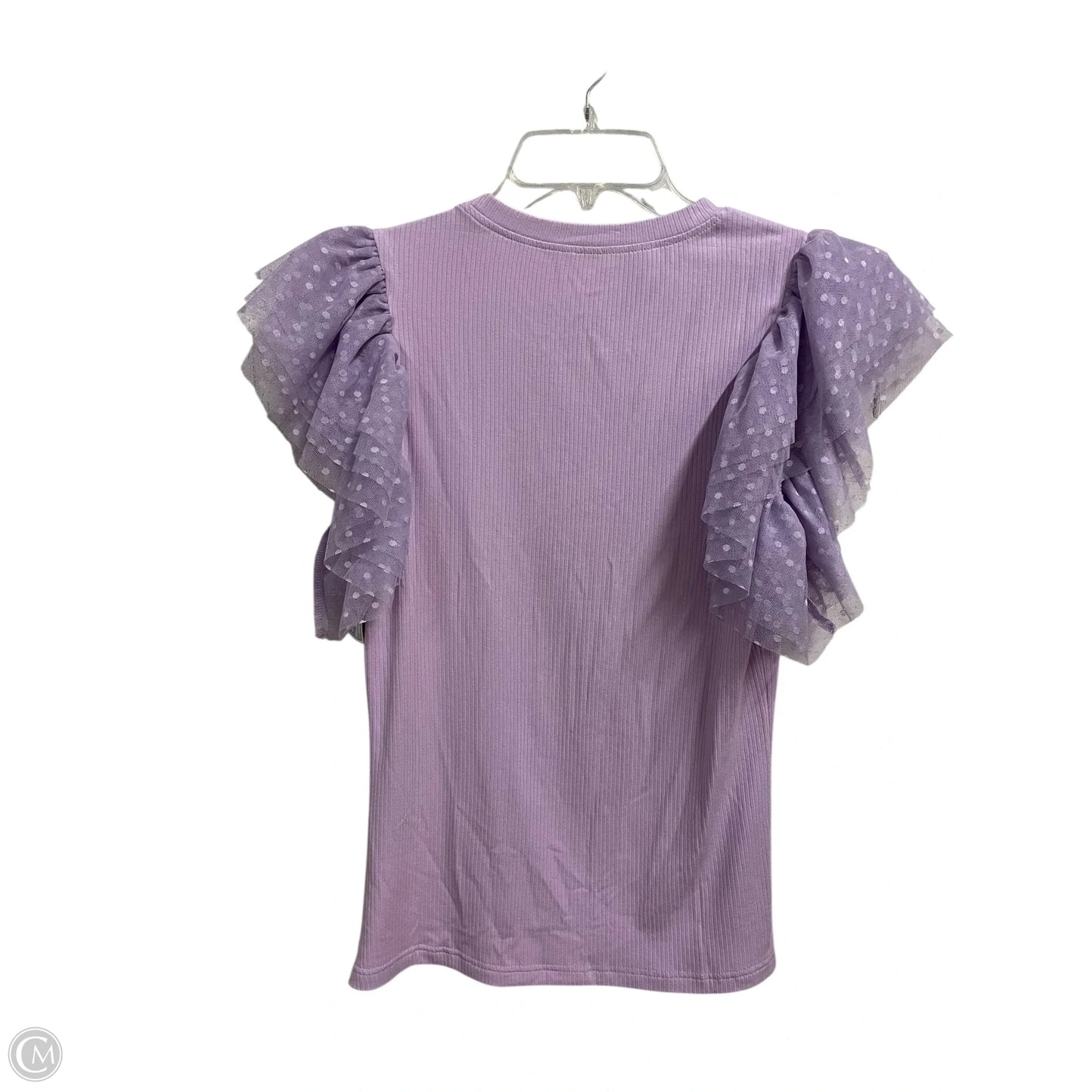 Top Short Sleeve By Clothes Mentor In Purple, Size: M