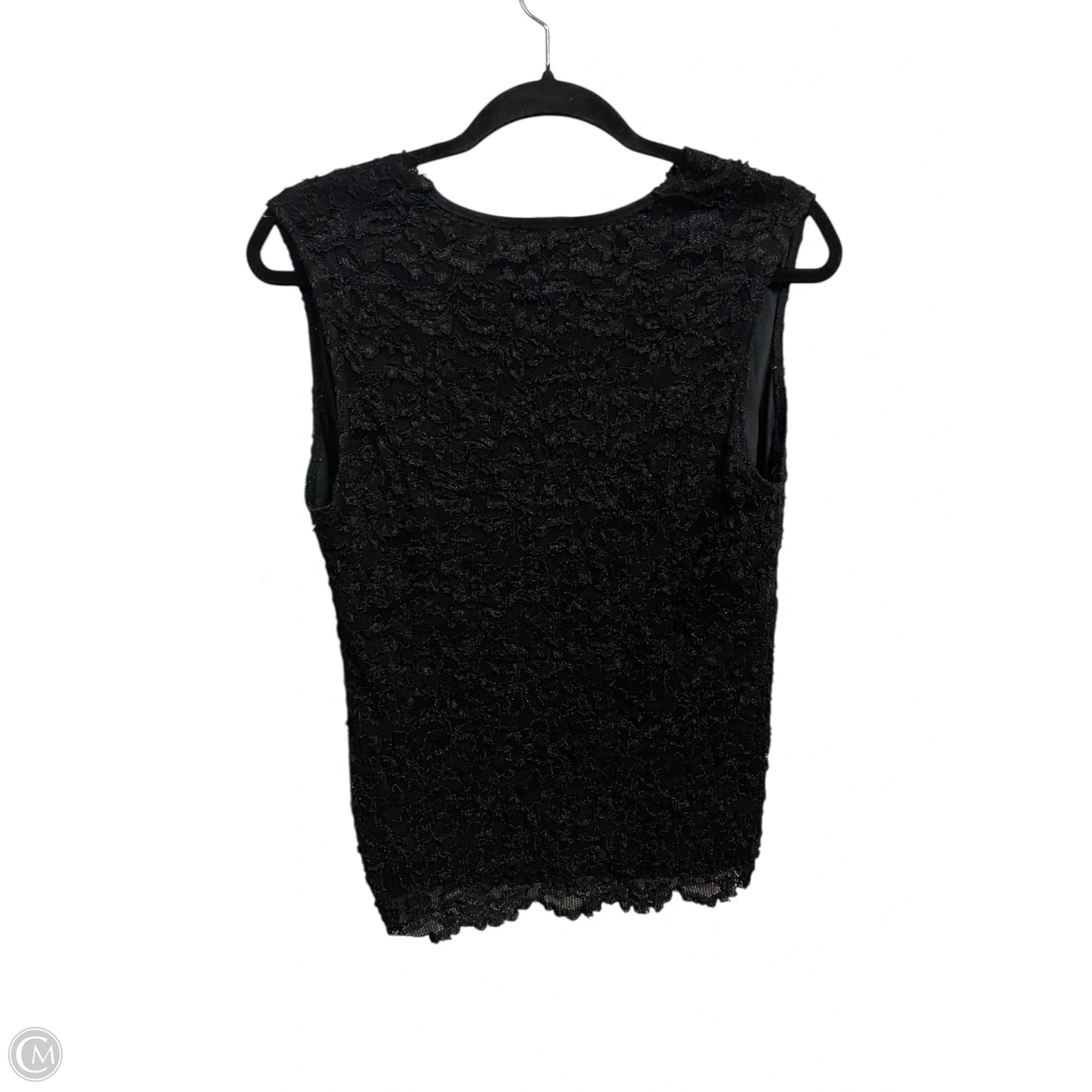 Top Sleeveless By Clothes Mentor In Black, Size: L