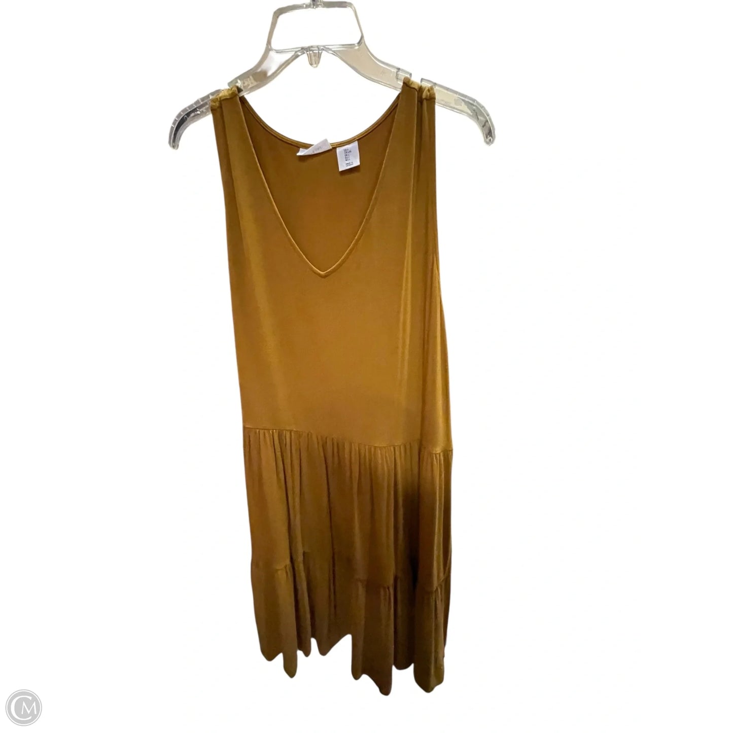 Dress Casual Maxi By Lucky Brand In Yellow, Size: L