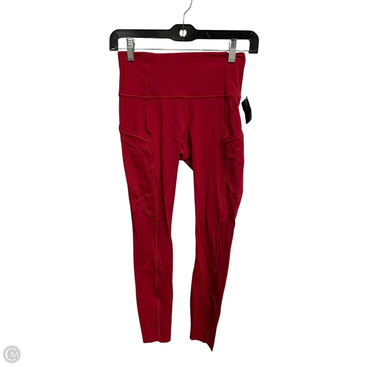Athletic Leggings By Lululemon In Red, Size: 4