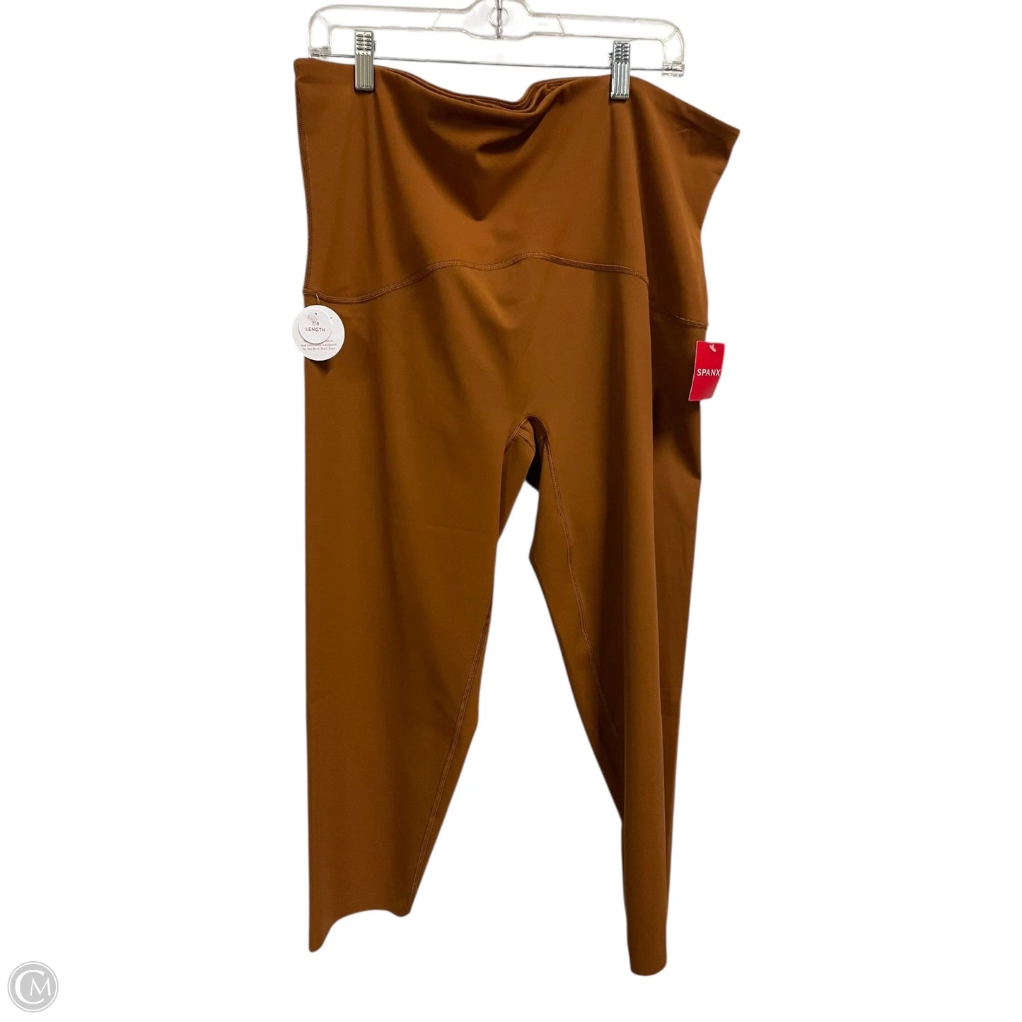 Athletic Leggings By Spanx In Orange, Size: 3x