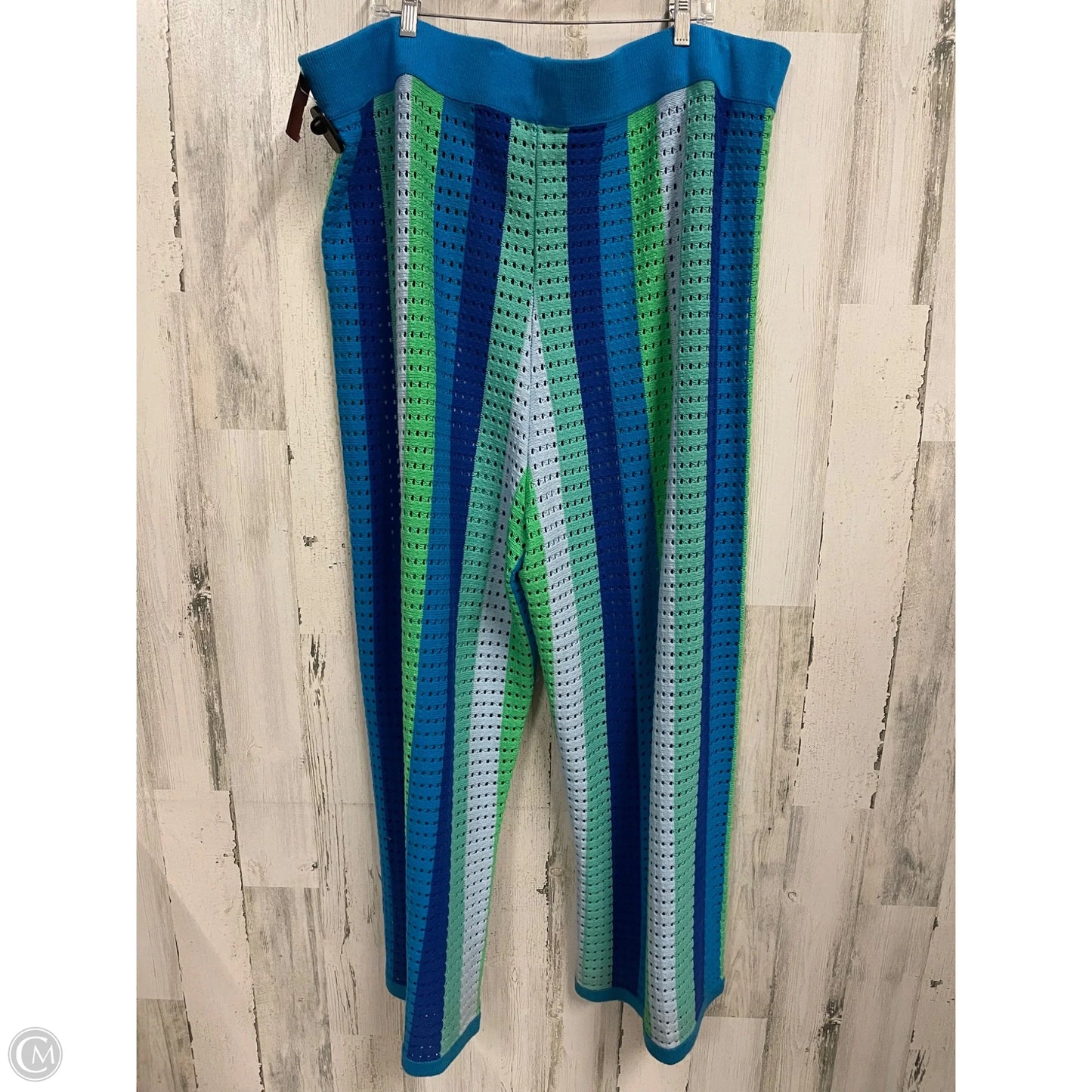 Pants Lounge By New York And Co In Blue, Size: 3x