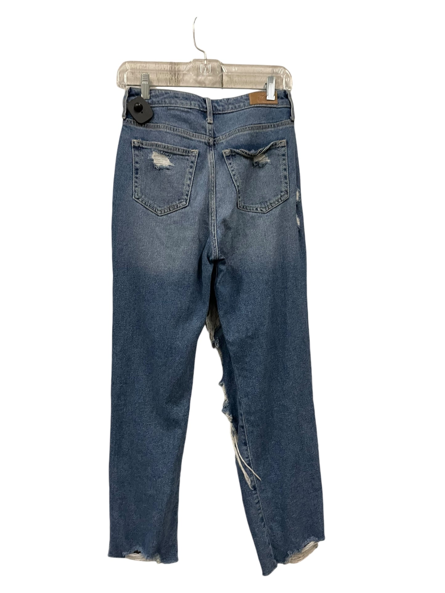 Jeans Straight By Hollister In Blue Denim, Size: 2