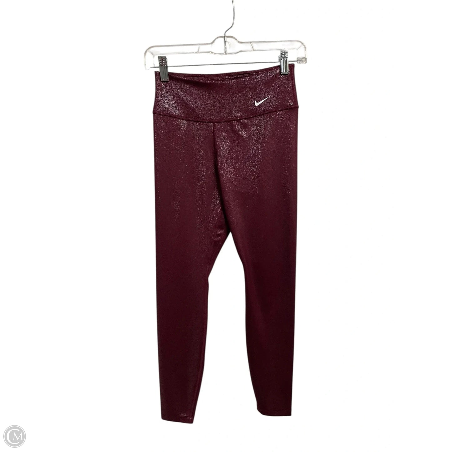 Athletic Leggings By Nike Apparel In Purple, Size: S