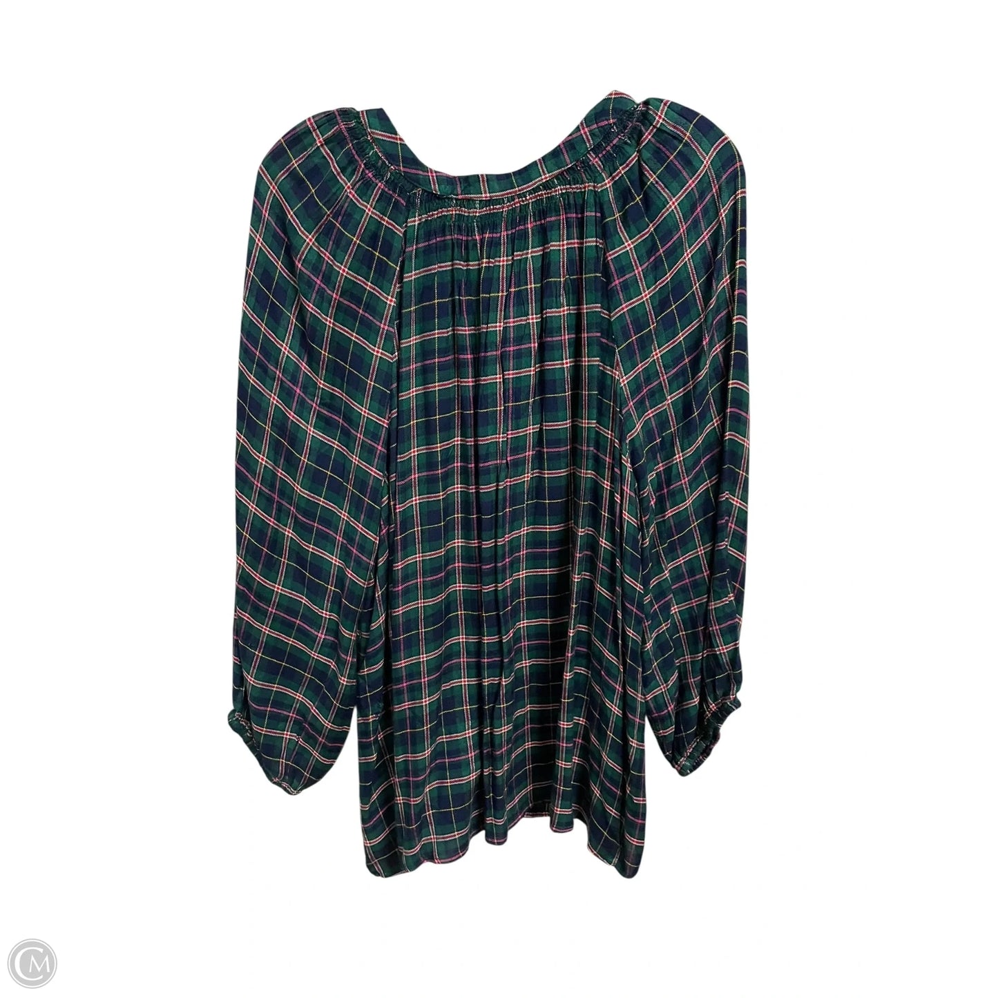Top Long Sleeve By Crown And Ivy In Green, Size: Xxl