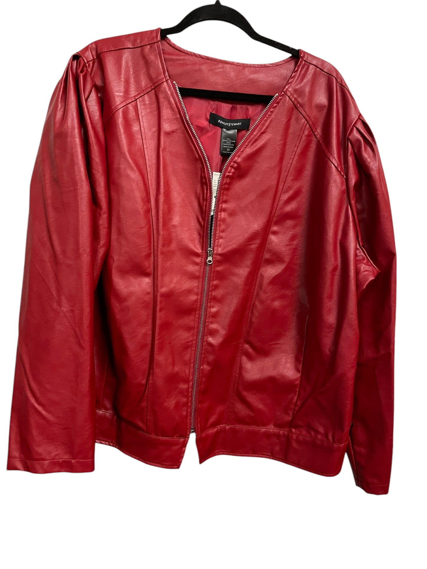 Jacket Moto By Ashley Stewart Size: 3x
