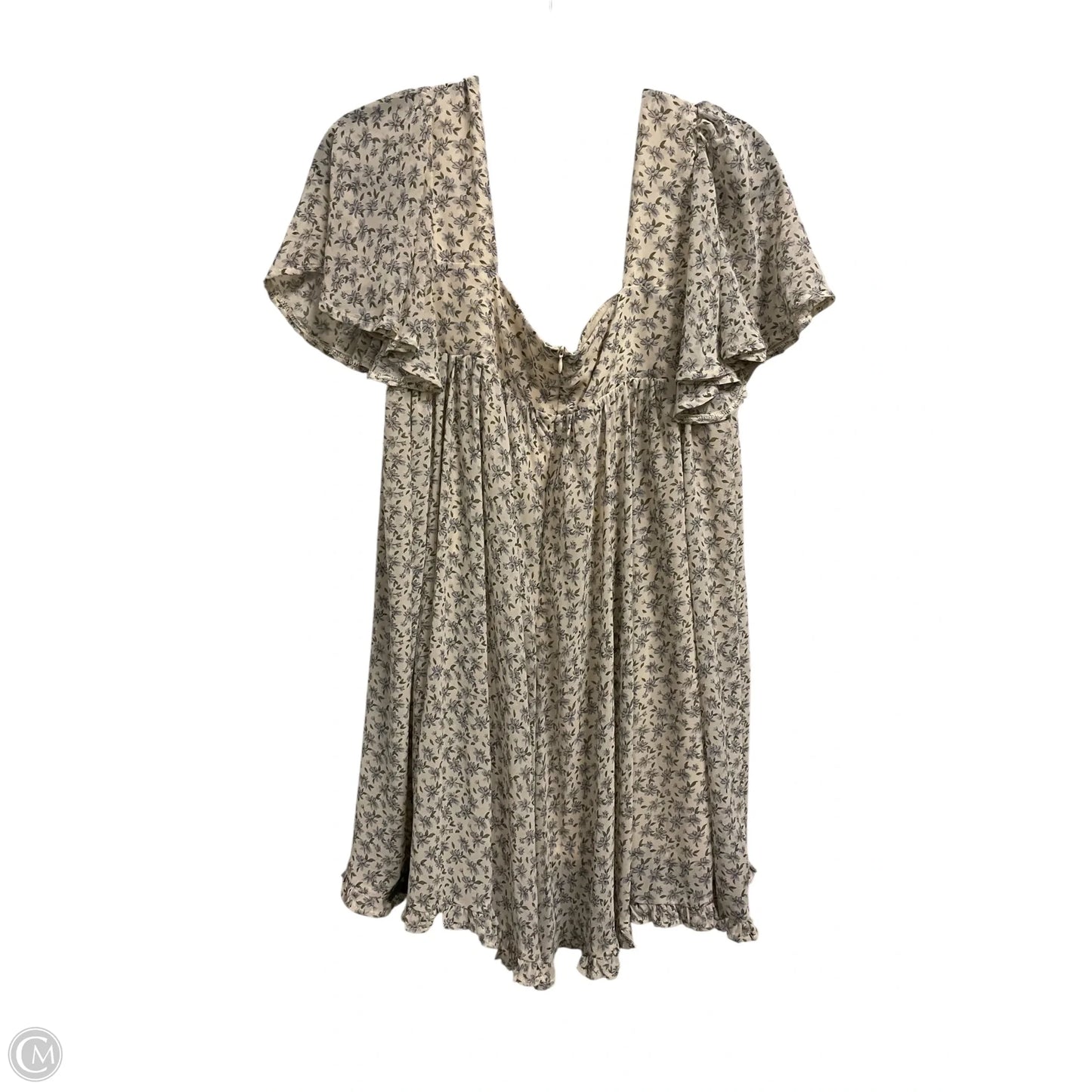 Dress Casual Midi By Clothes Mentor In Cream, Size: L