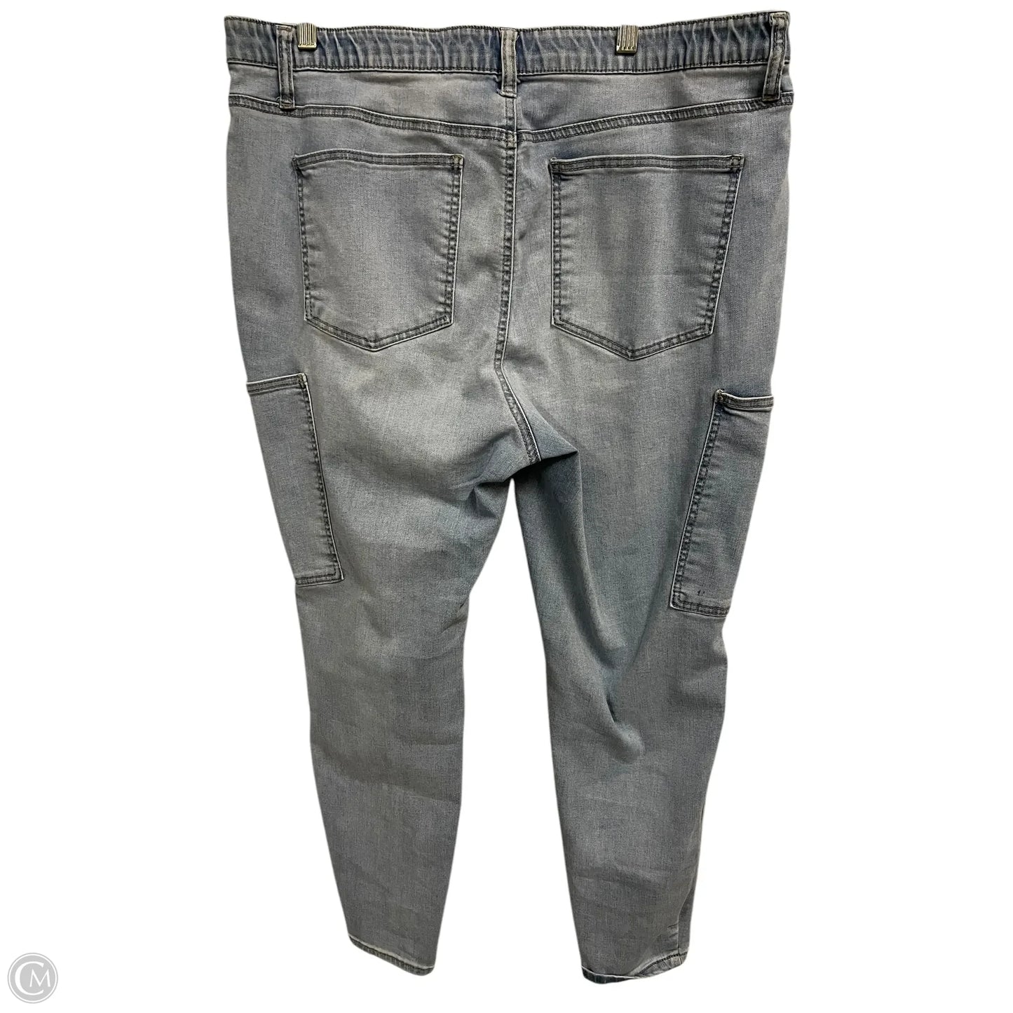 Jeans Wide Leg By Clothes Mentor In Blue Denim, Size: 2x