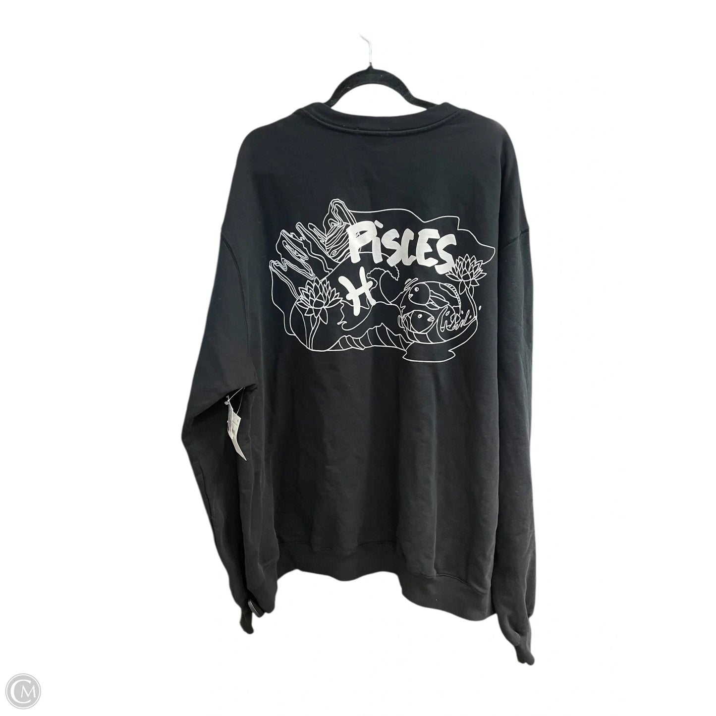 Sweatshirt Crewneck By Good American In Black, Size: 3x