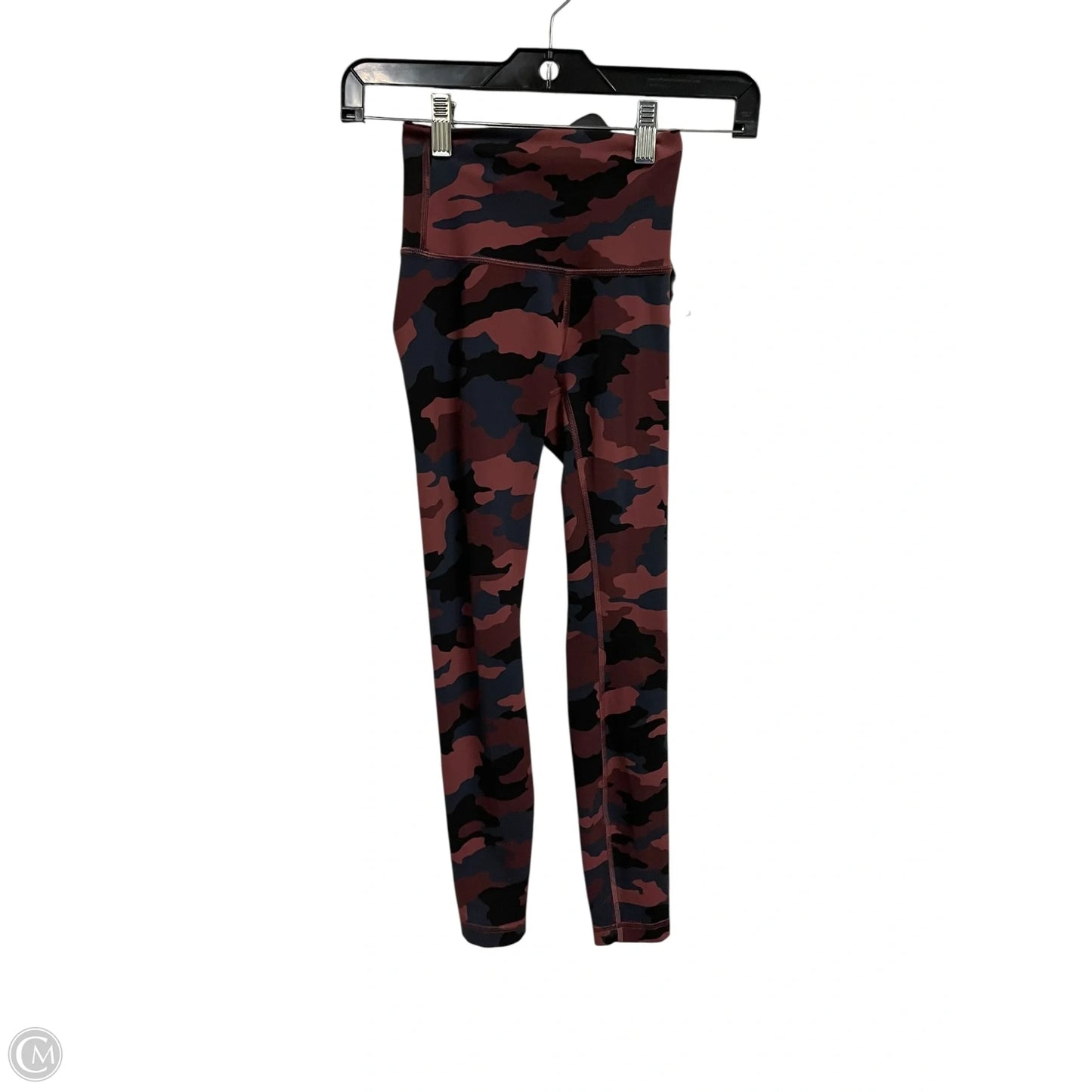 Athletic Leggings By Lululemon In Red, Size: 0