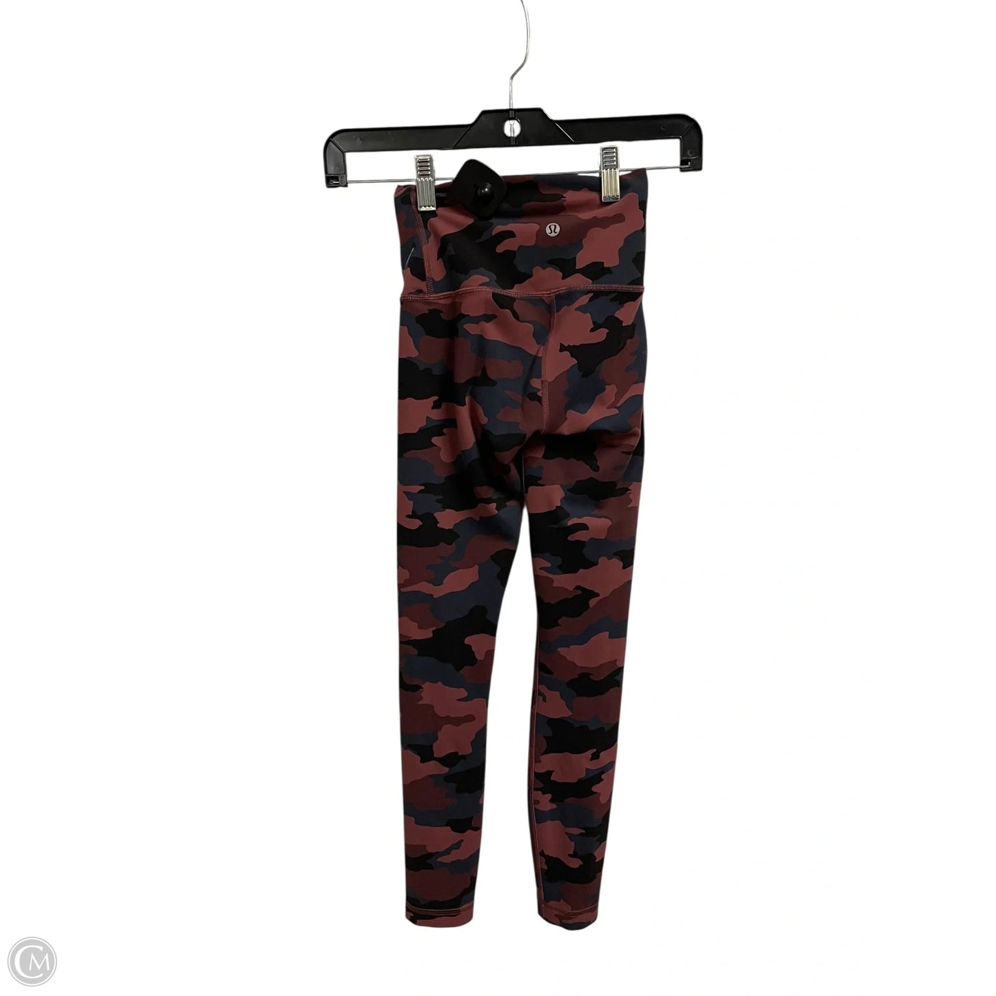 Athletic Leggings By Lululemon In Red, Size: 0