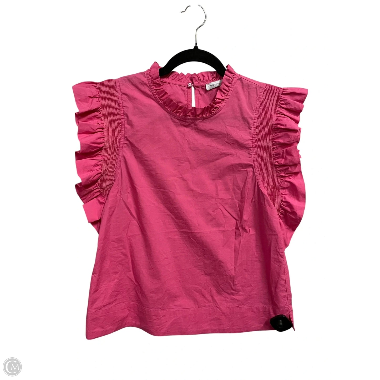 Top Sleeveless By English Factory In Pink, Size: S