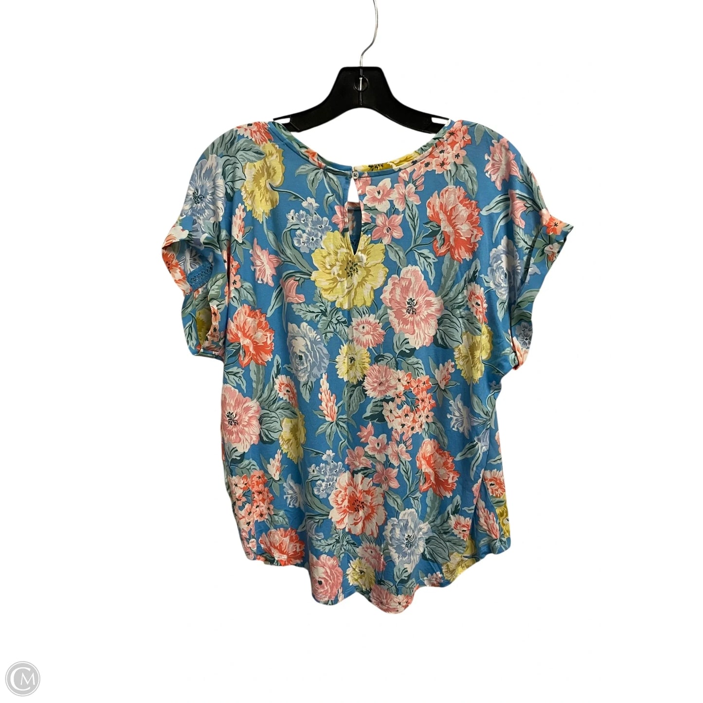 Top Sleeveless By Loft In Blue, Size: Lp