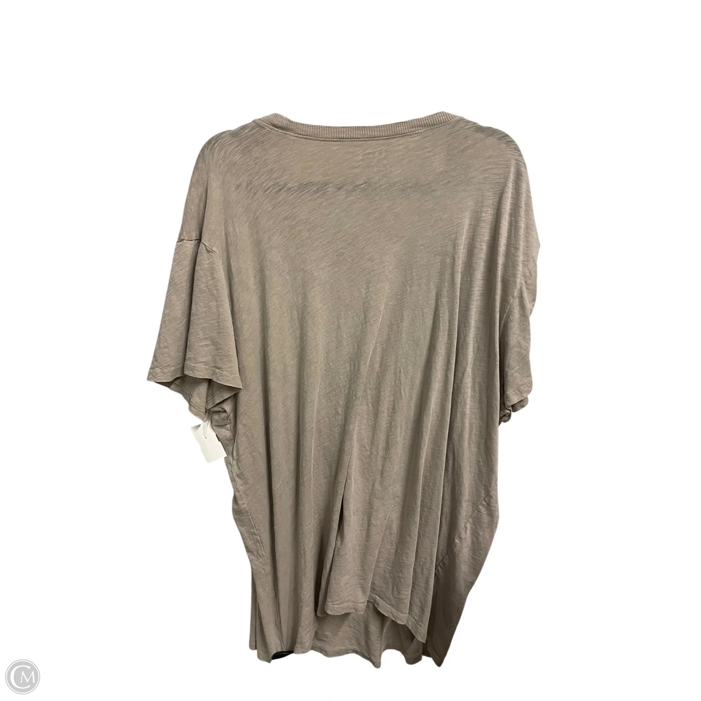 Top Short Sleeve Basic By Torrid In Tan, Size: 3x