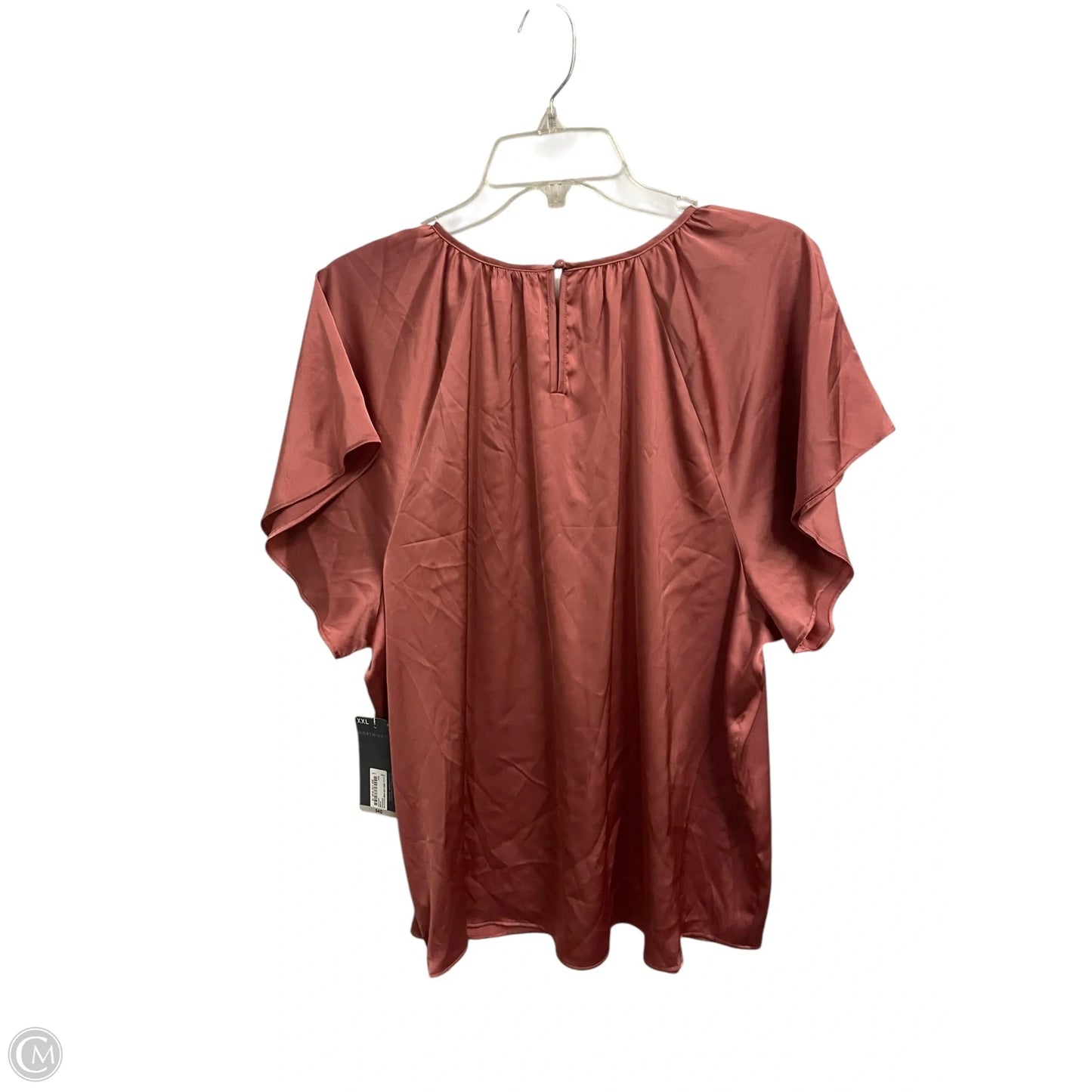 Top Short Sleeve By Worthington In Pink, Size: 2x