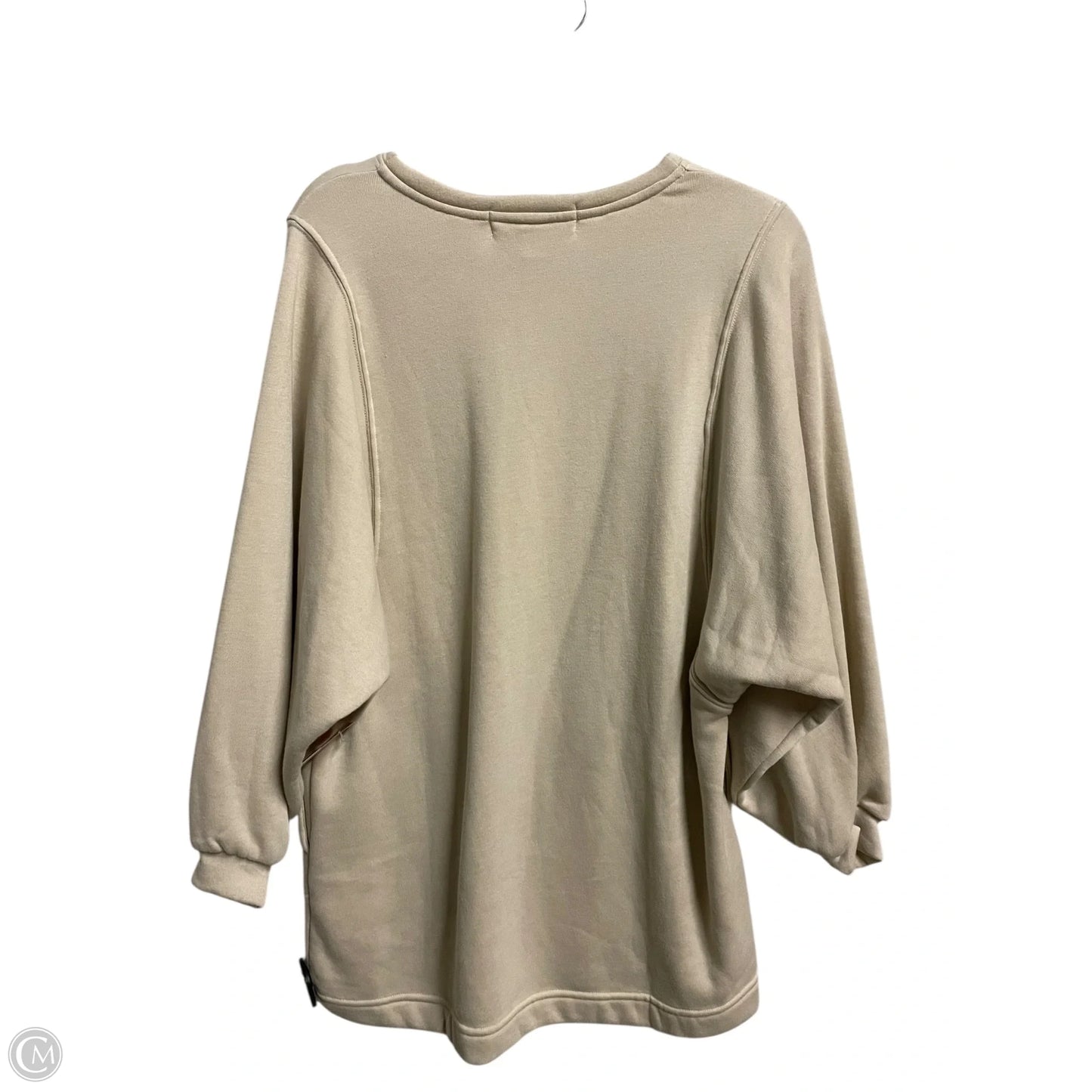 Sweatshirt Crewneck By Free People In Tan, Size: Xs