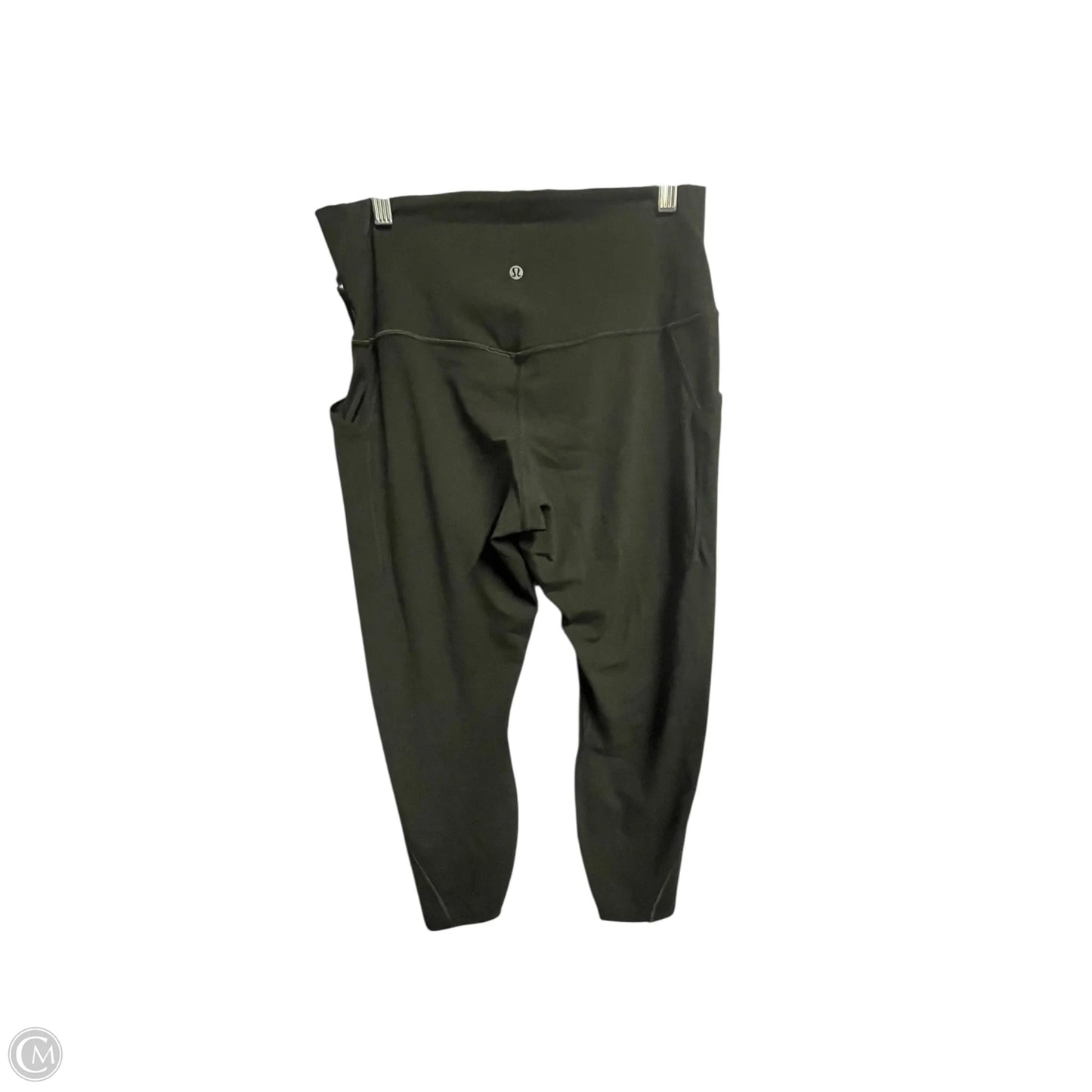 Athletic Leggings By Lululemon In Green, Size: 12