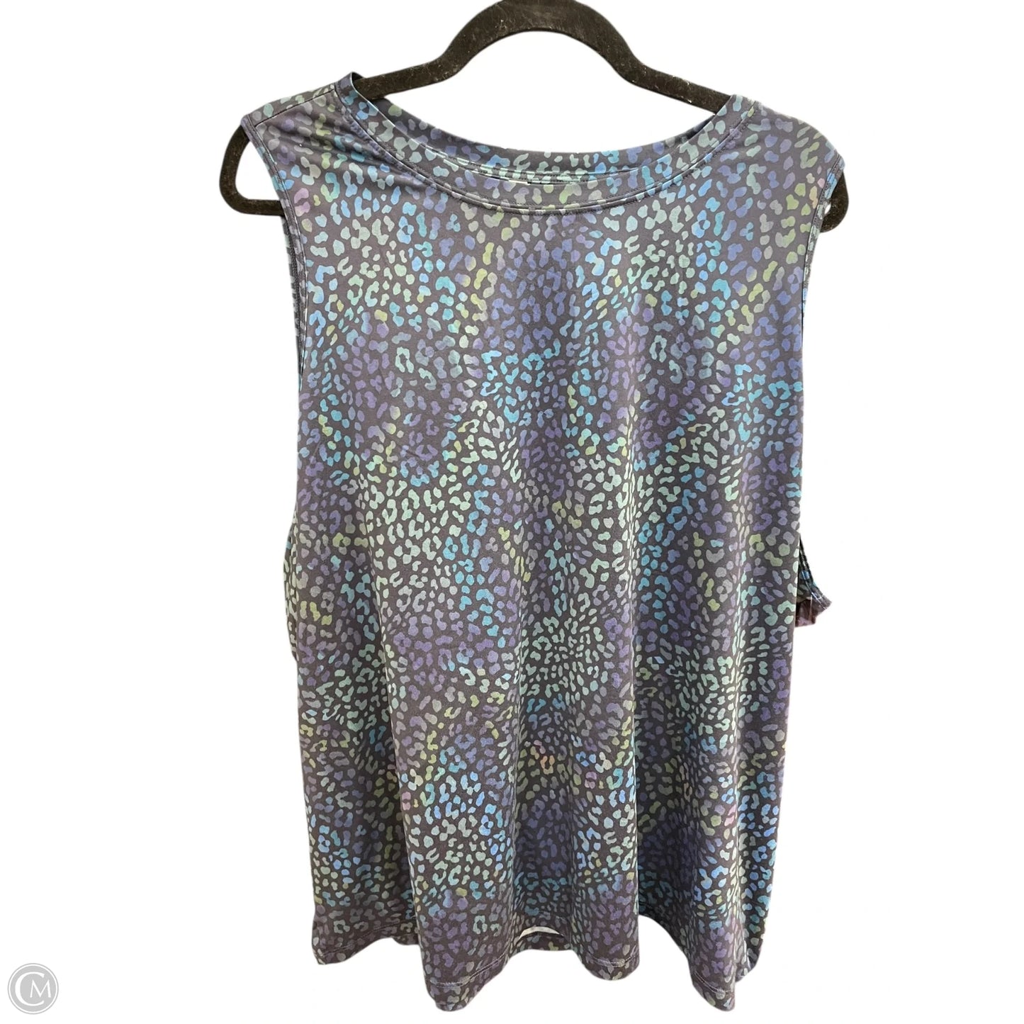 Athletic Top Short Sleeve By Fabletics In Purple, Size: 2x