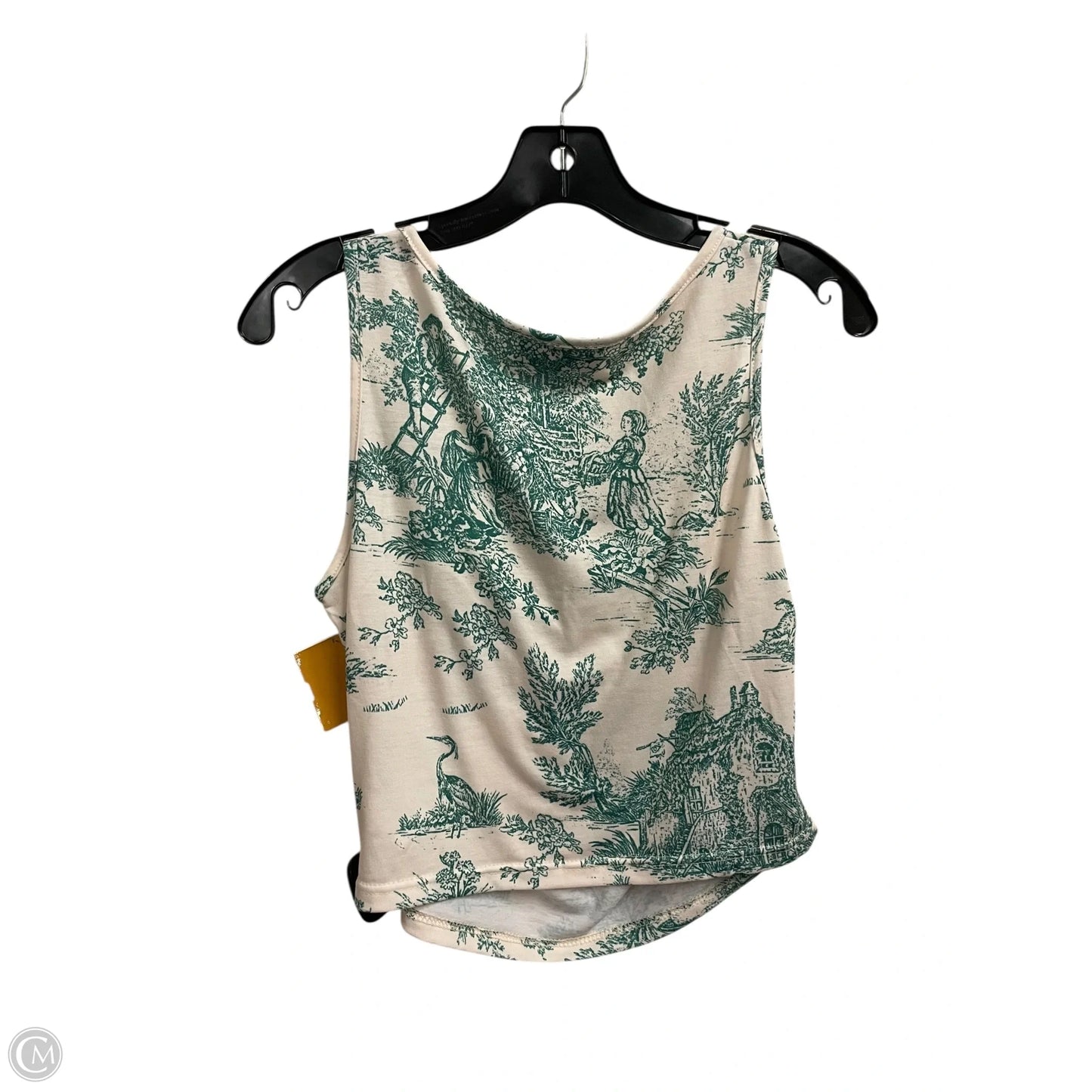 Top Sleeveless By Clothes Mentor In Green, Size: L