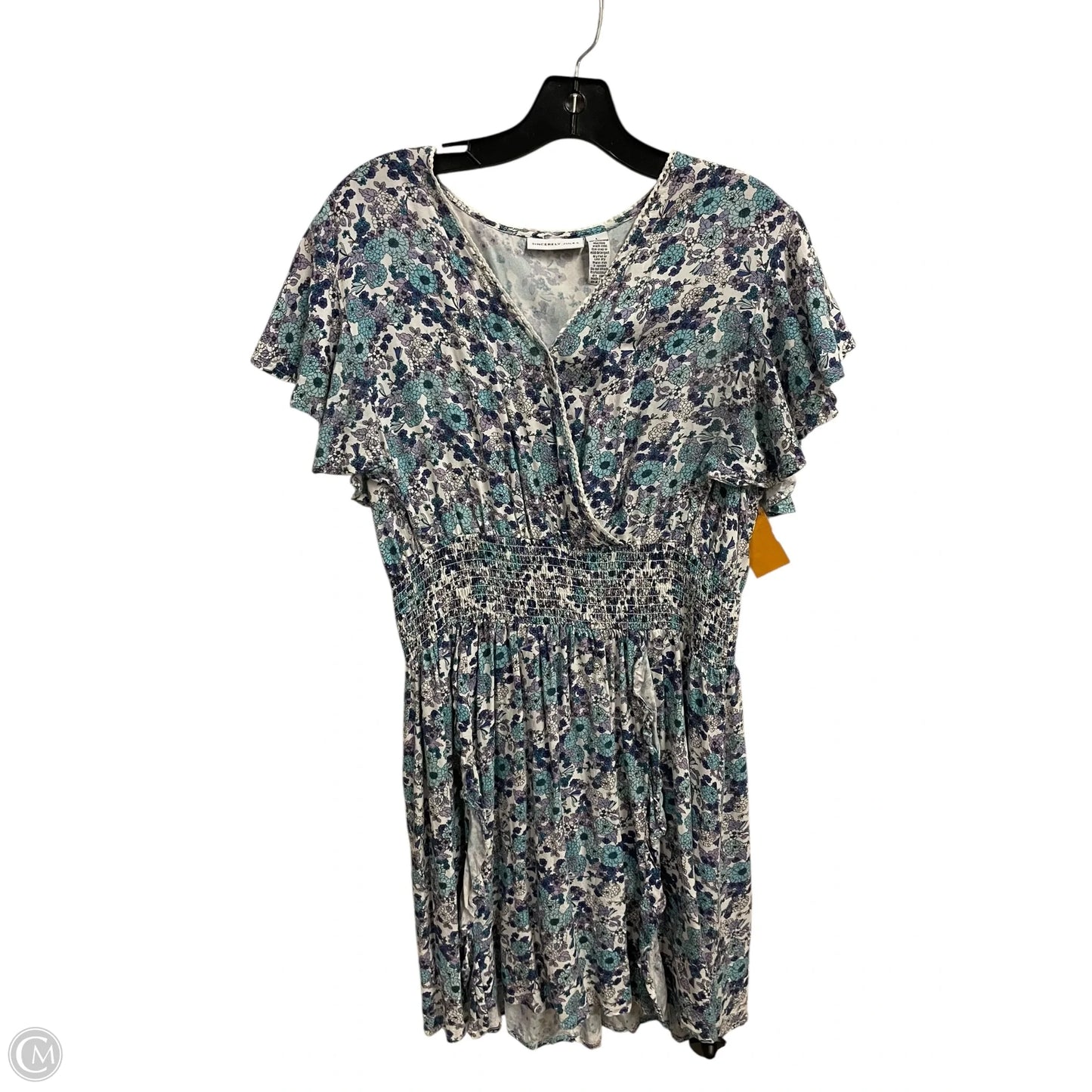 Dress Casual Short By Clothes Mentor In Blue, Size: L