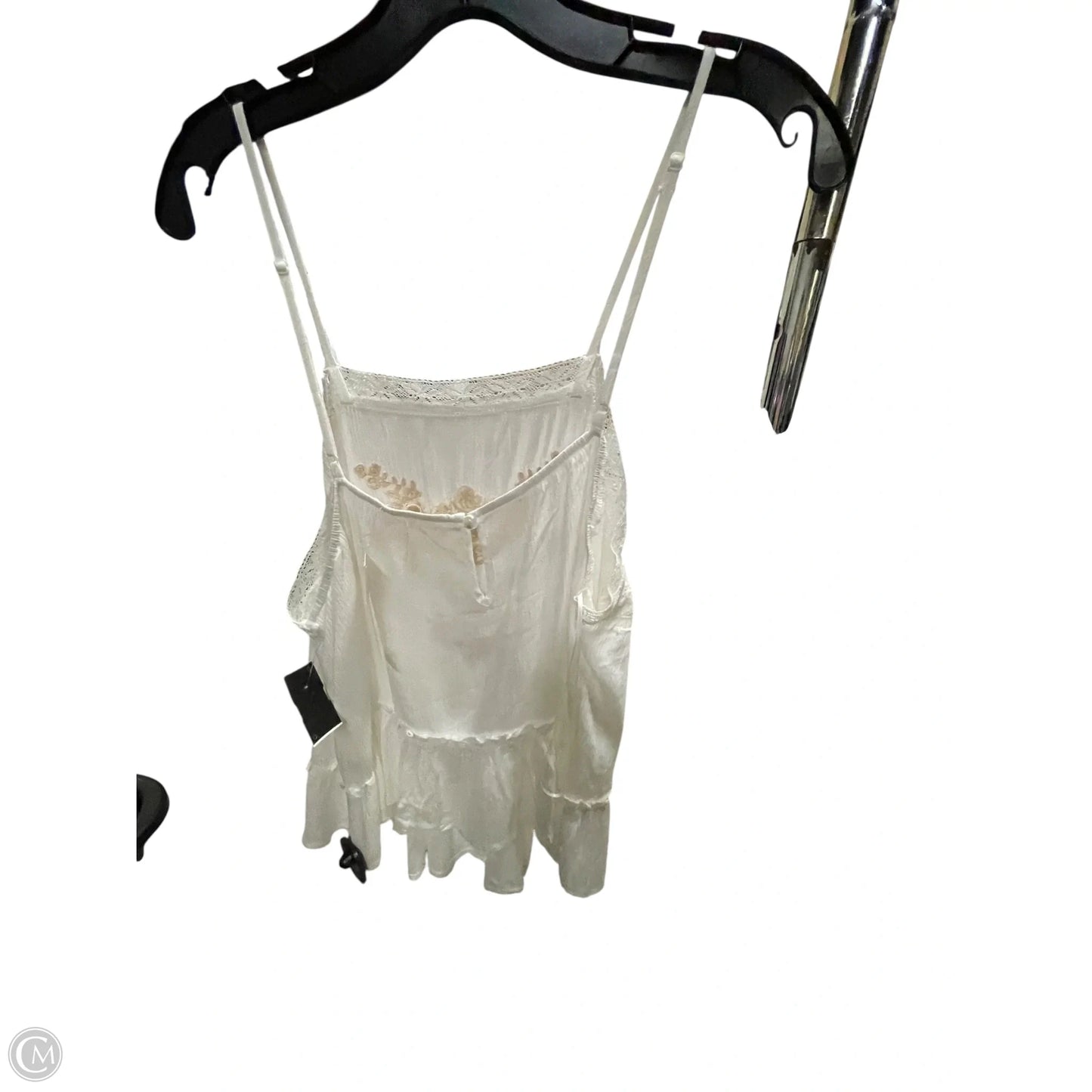 Top Sleeveless By Mi Ami In White, Size: L