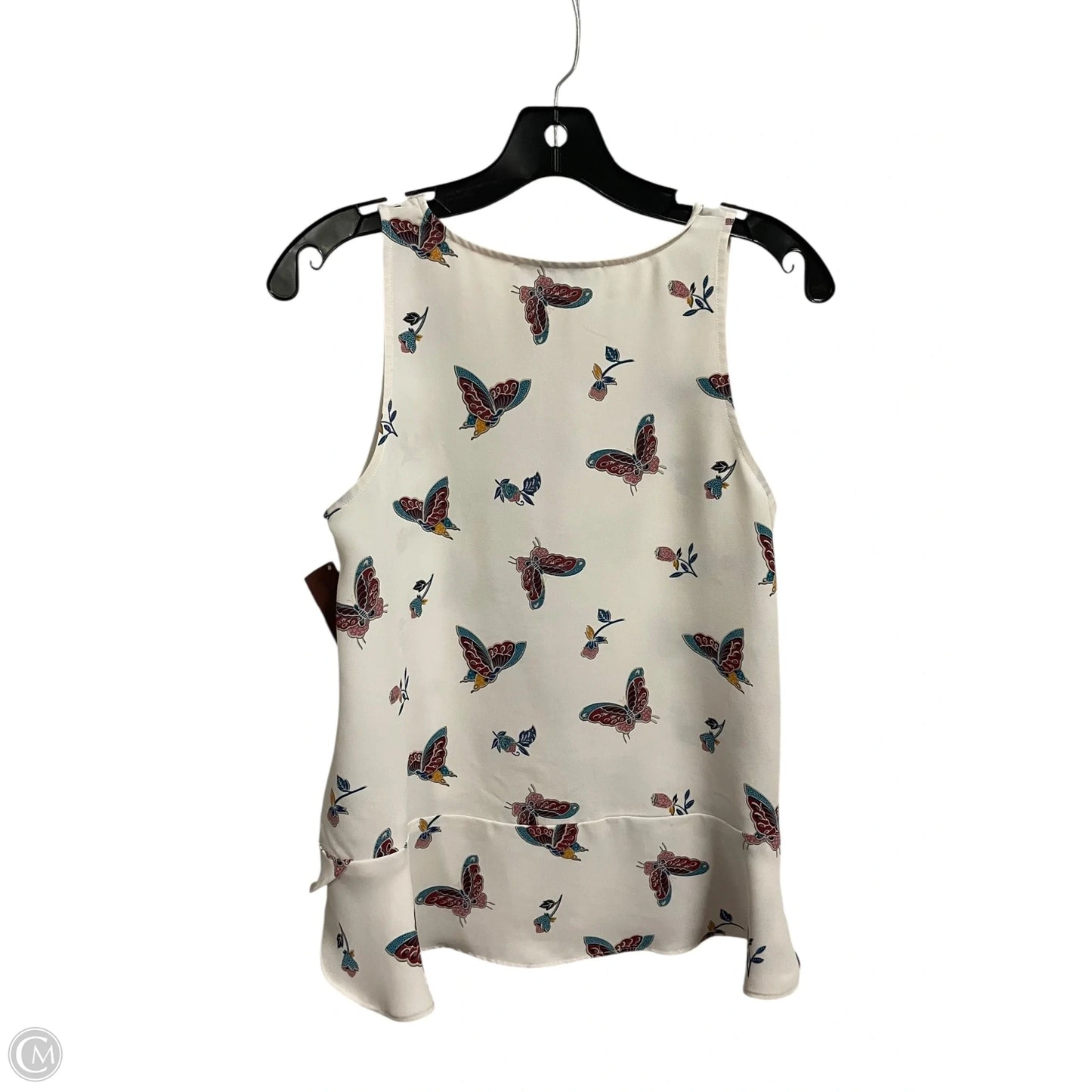 Top Sleeveless By Loft In White, Size: S