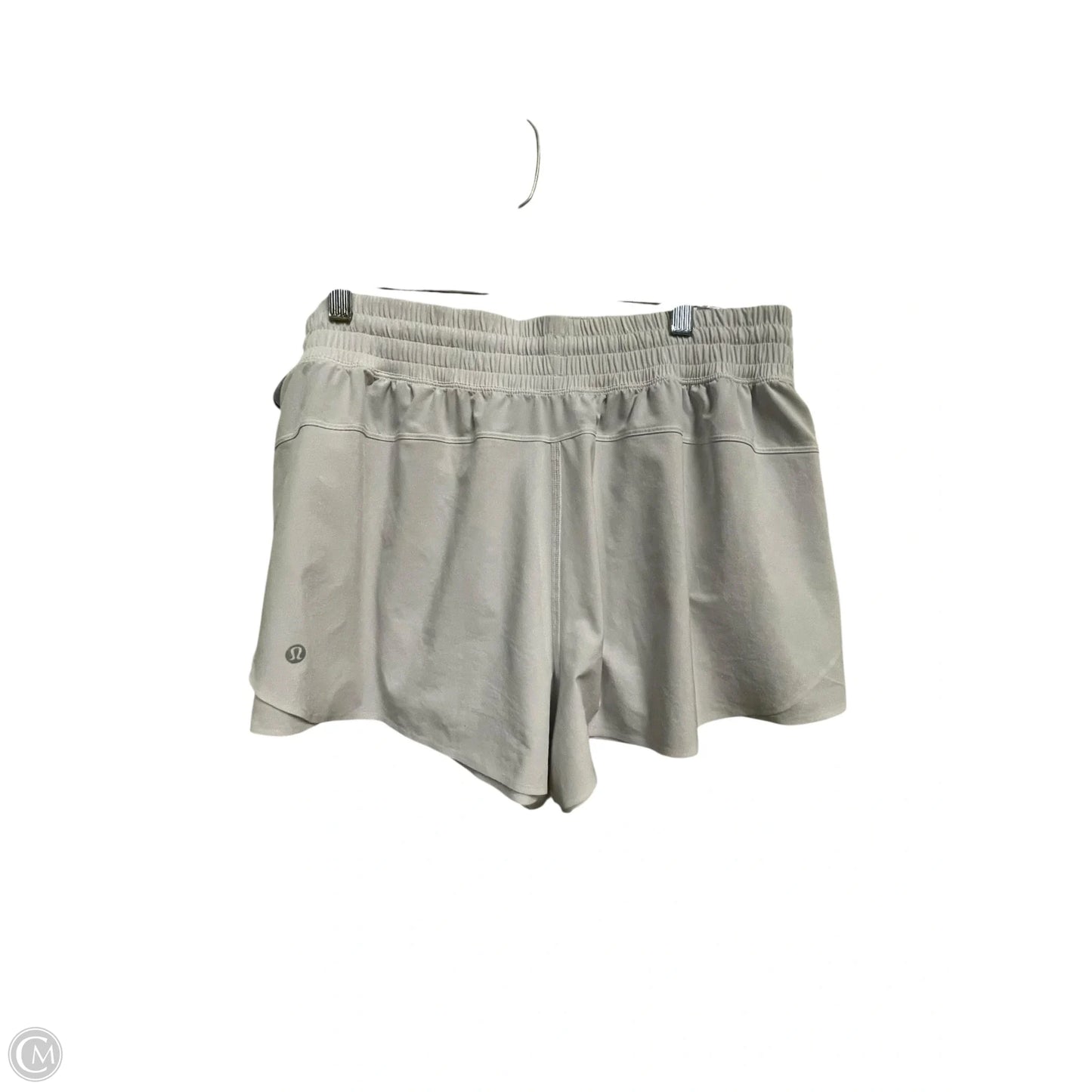 Athletic Shorts By Lululemon In White, Size: Xl