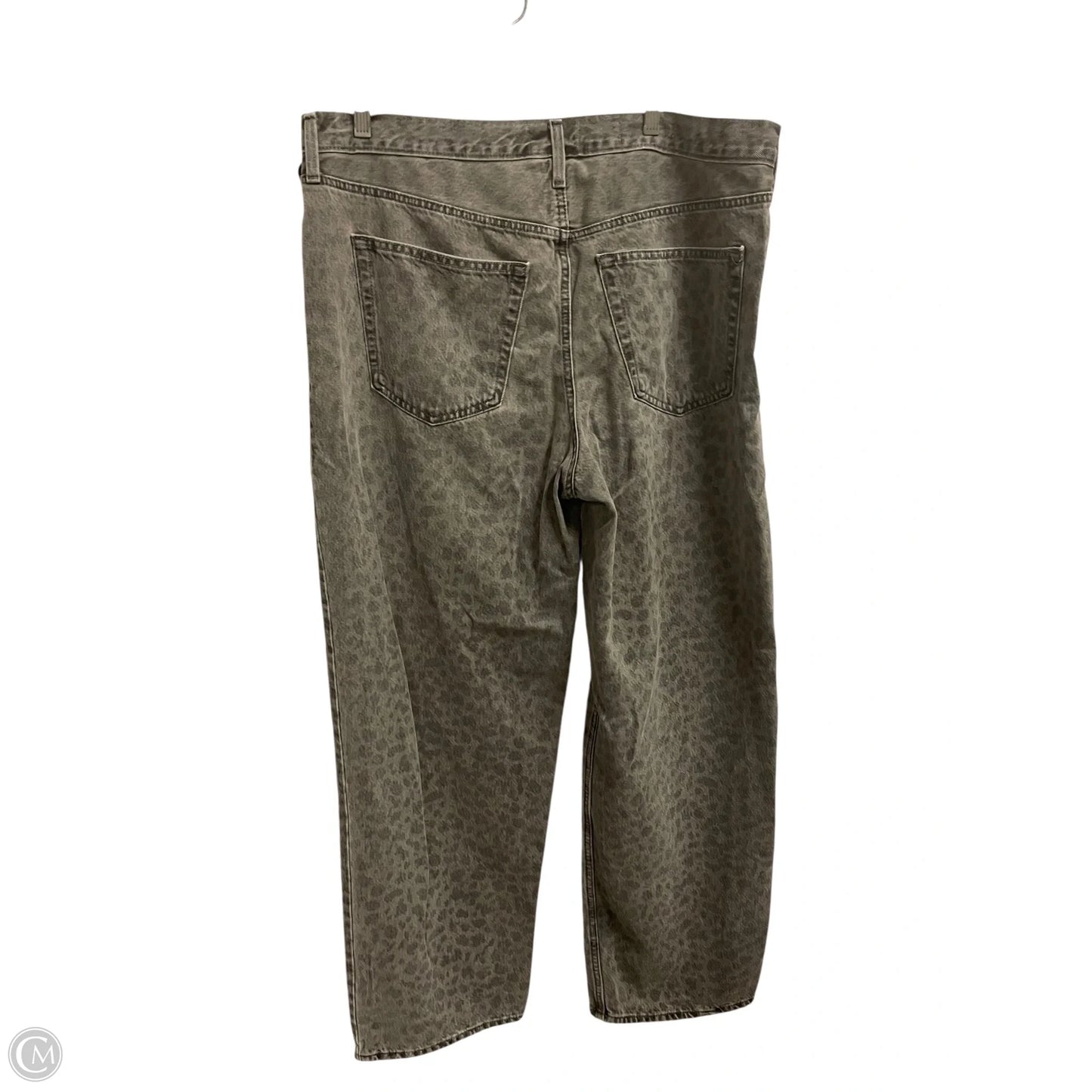 Jeans Wide Leg By Universal Thread In Grey Denim, Size: 14