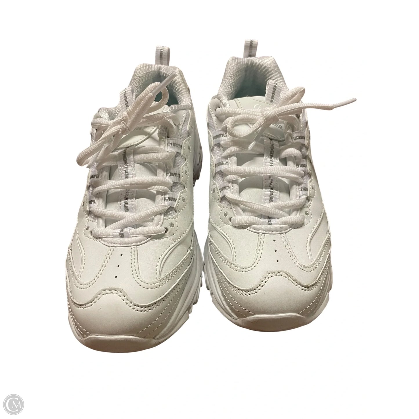 Shoes Athletic By Skechers In White, Size: 7