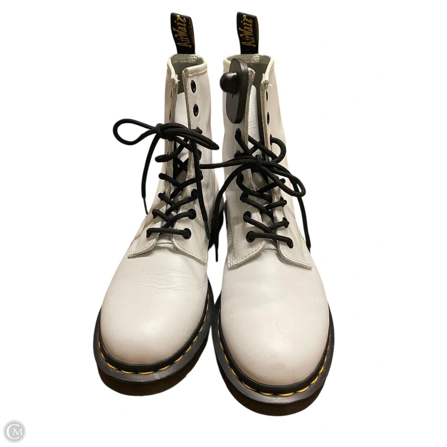 Boots Ankle Flats By Dr Martens In White, Size: 9