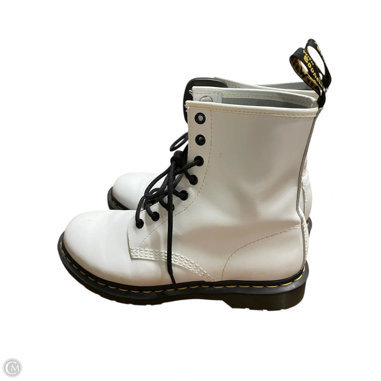 Boots Ankle Flats By Dr Martens In White, Size: 9