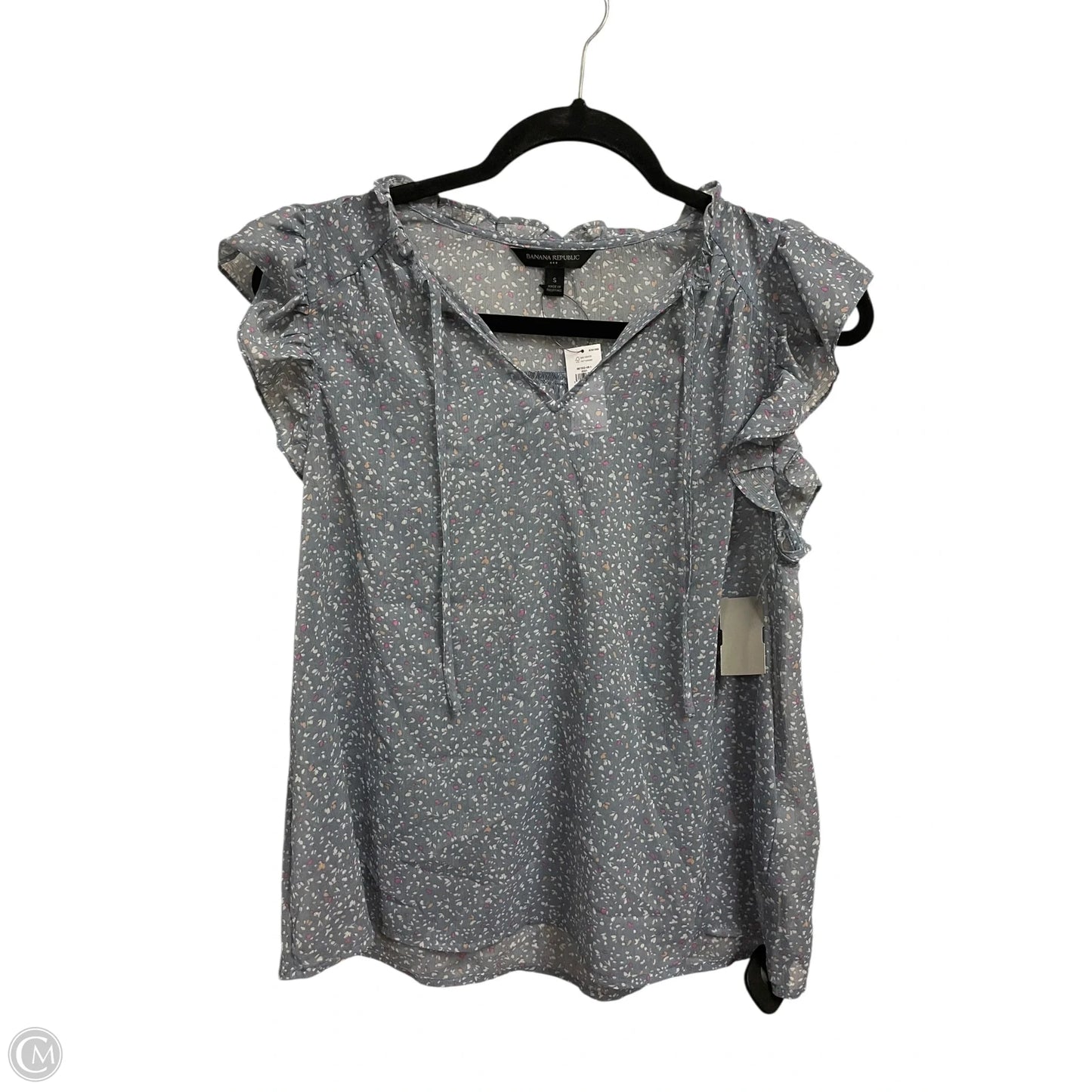 Top Sleeveless By Banana Republic In Blue, Size: S