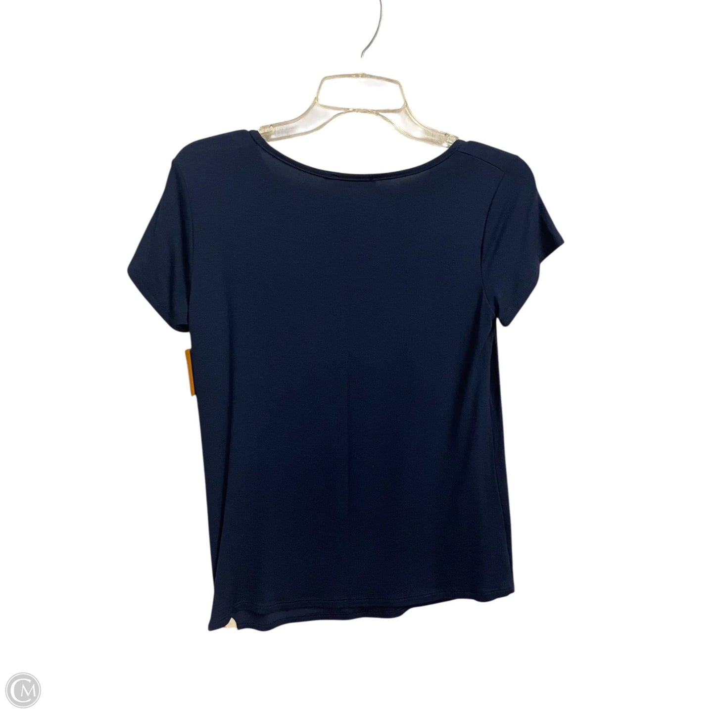 Top Short Sleeve By Ava James In Blue, Size: M