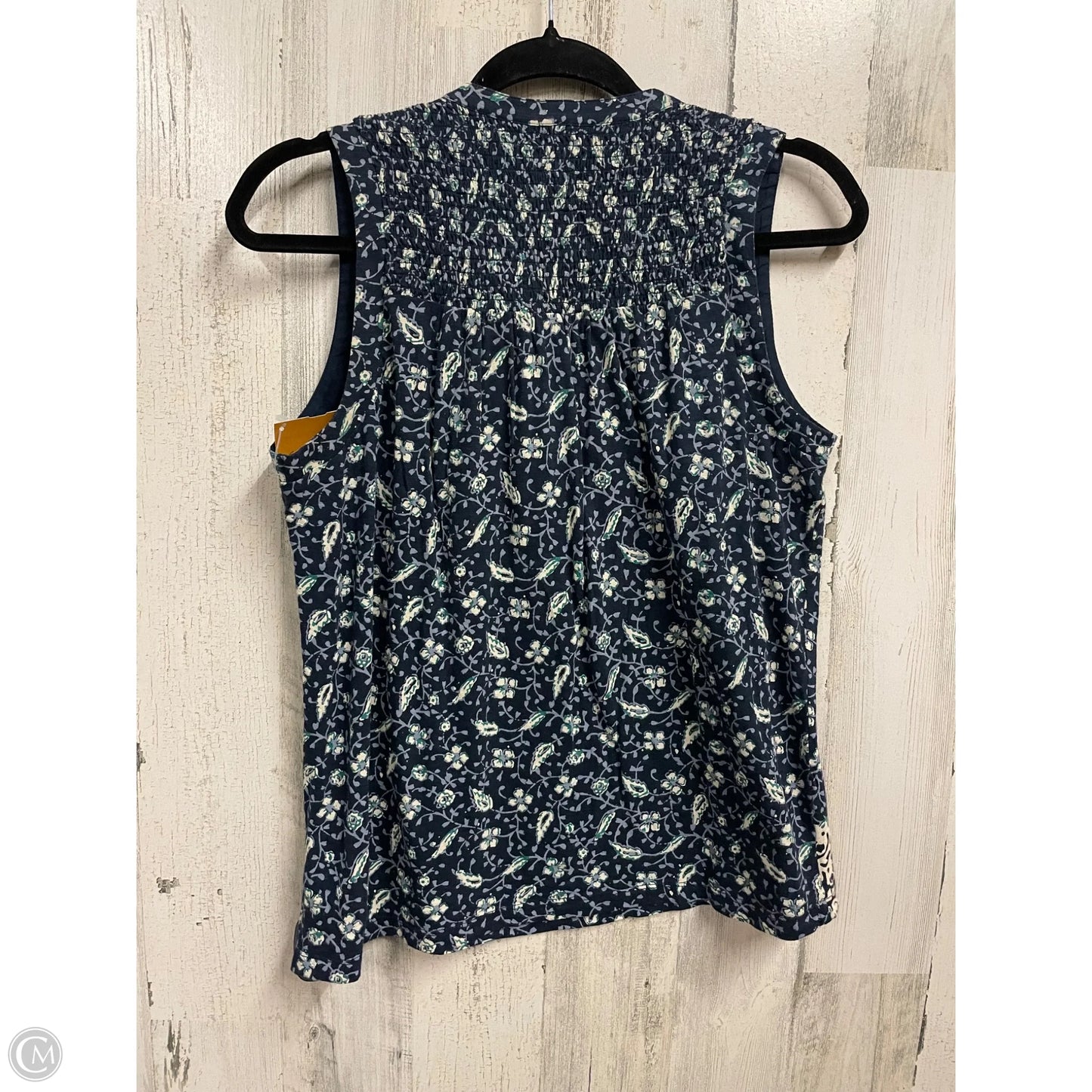 Top Sleeveless By Lucky Brand In Blue, Size: S