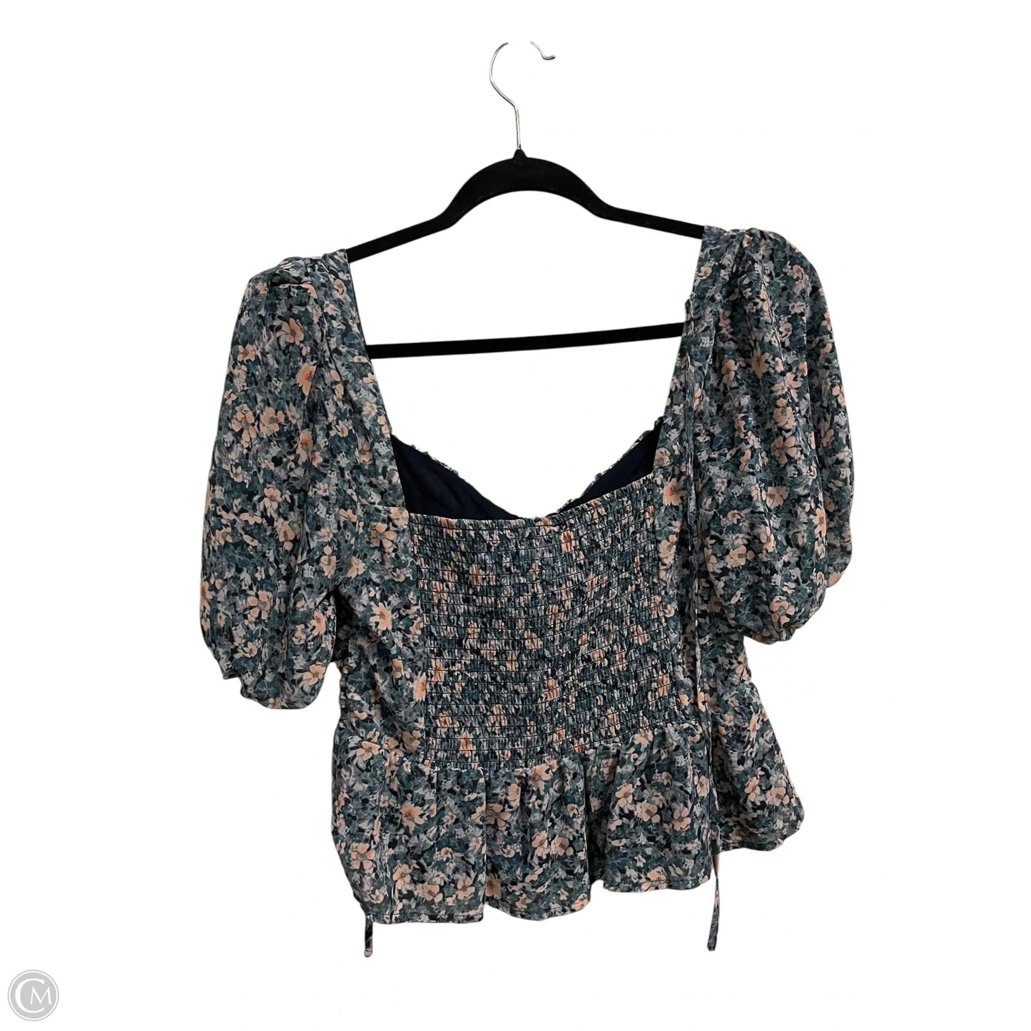 Top Short Sleeve By Astr In Blue, Size: M