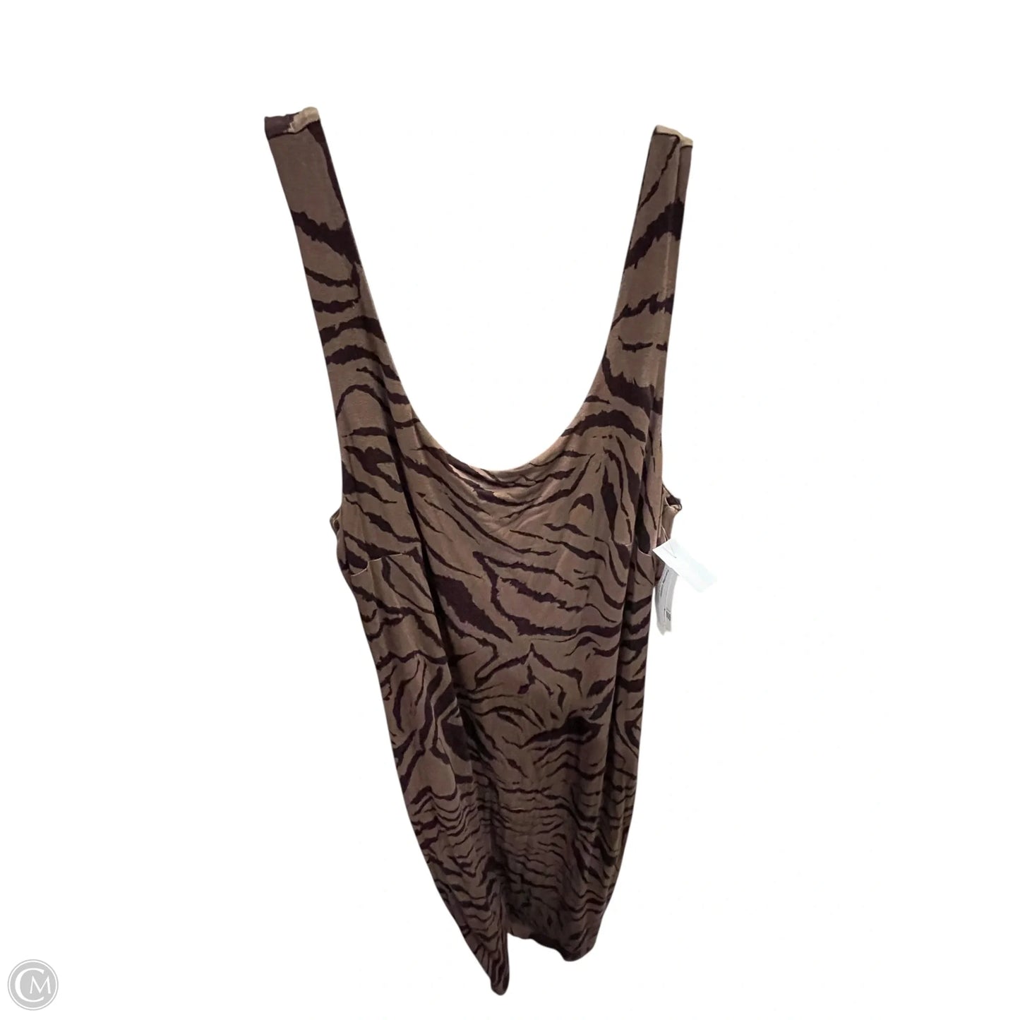 Dress Casual Midi By Bar Iii In Brown, Size: 2x