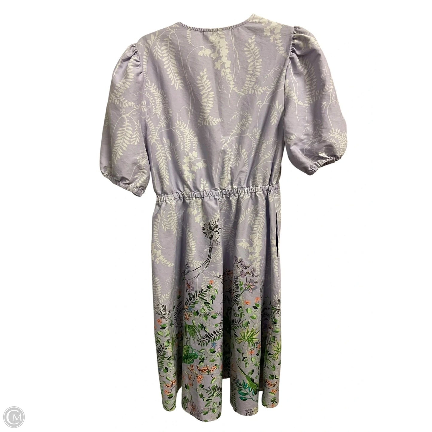 Dress Casual Midi By Zara In Purple, Size: L