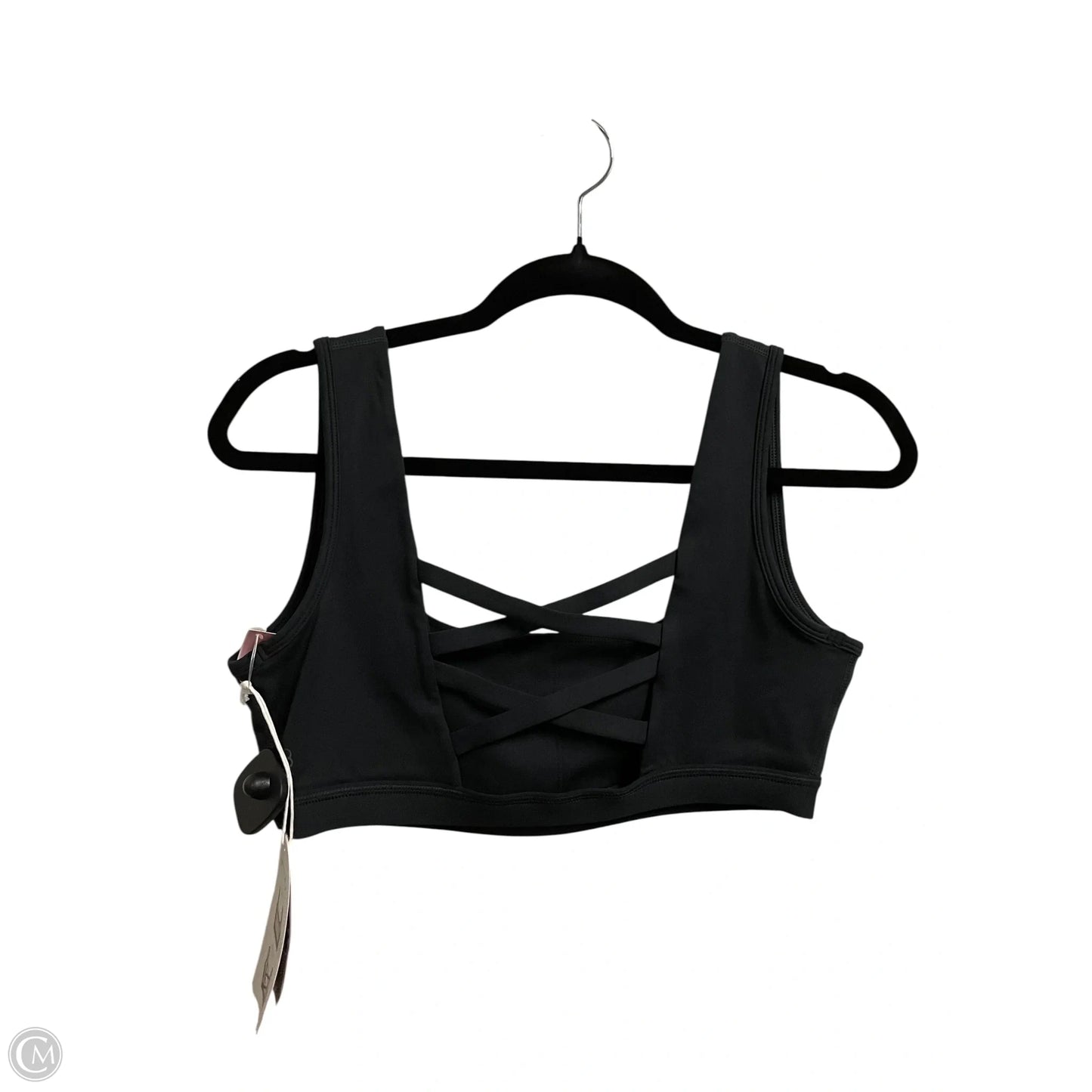 Athletic Bra By Clothes Mentor In Black, Size: M