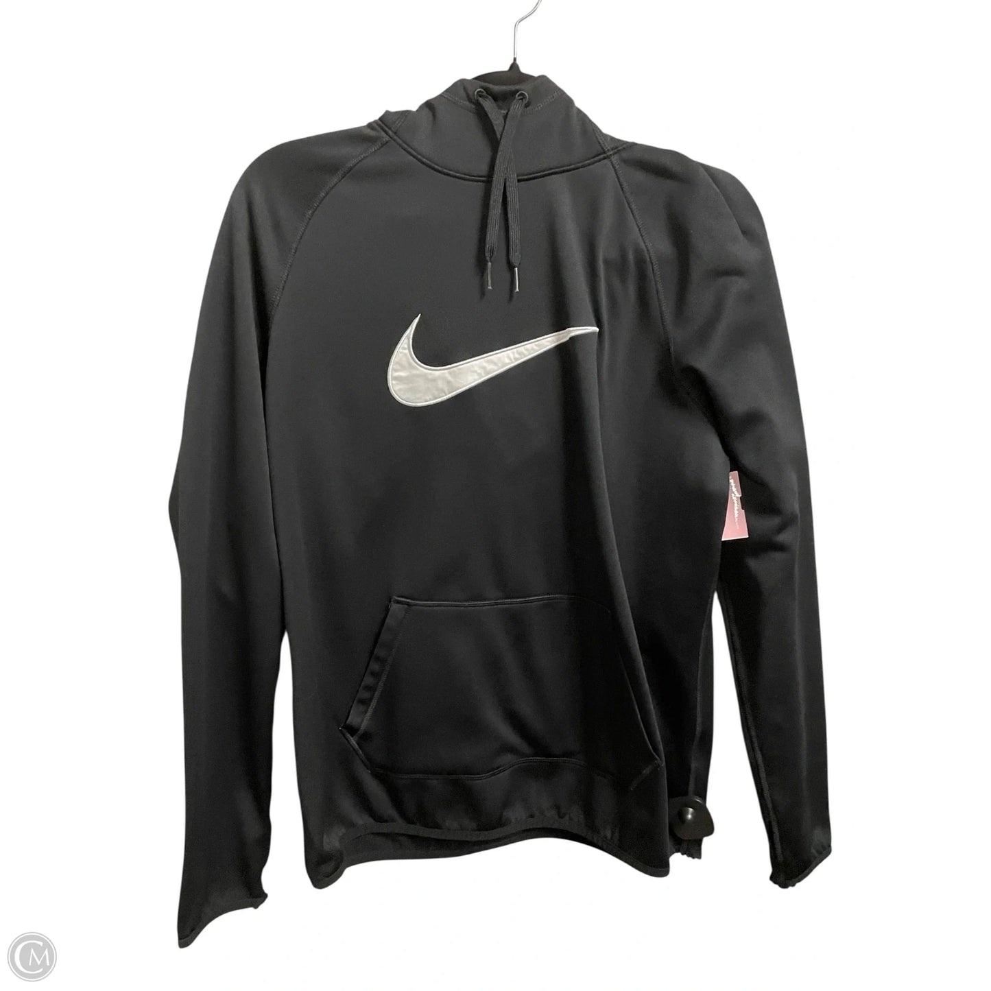Athletic Sweatshirt Hoodie By Nike Apparel In Black, Size: L