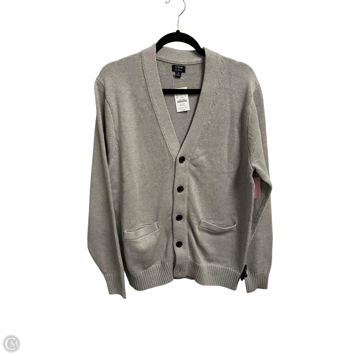 Sweater Cardigan By J. Crew In Grey, Size: M