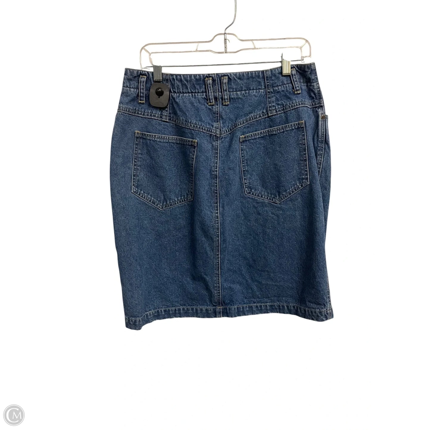 Skirt Midi By First Issue In Blue Denim, Size: 14