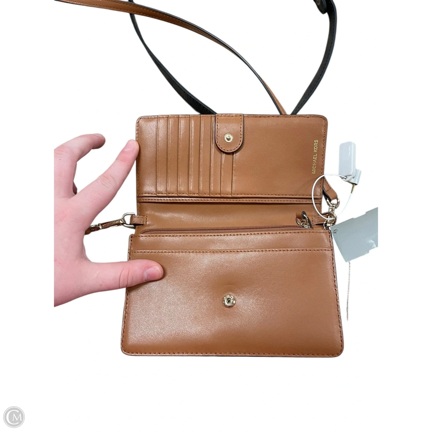 Crossbody Designer By Michael Kors, Size: Medium