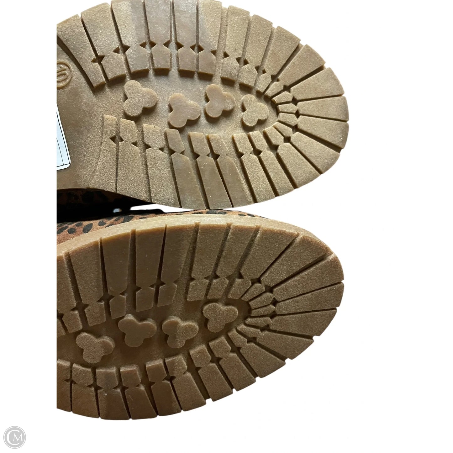 Boots Ankle Flats By Time And Tru In Animal Print, Size: 10