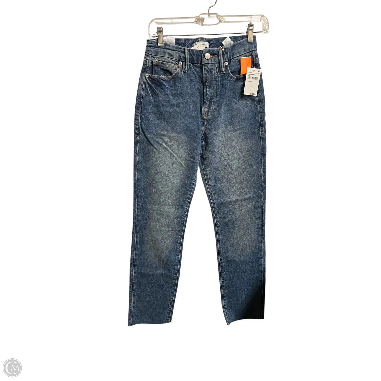 Jeans Boot Cut By Good American In Blue, Size: 2