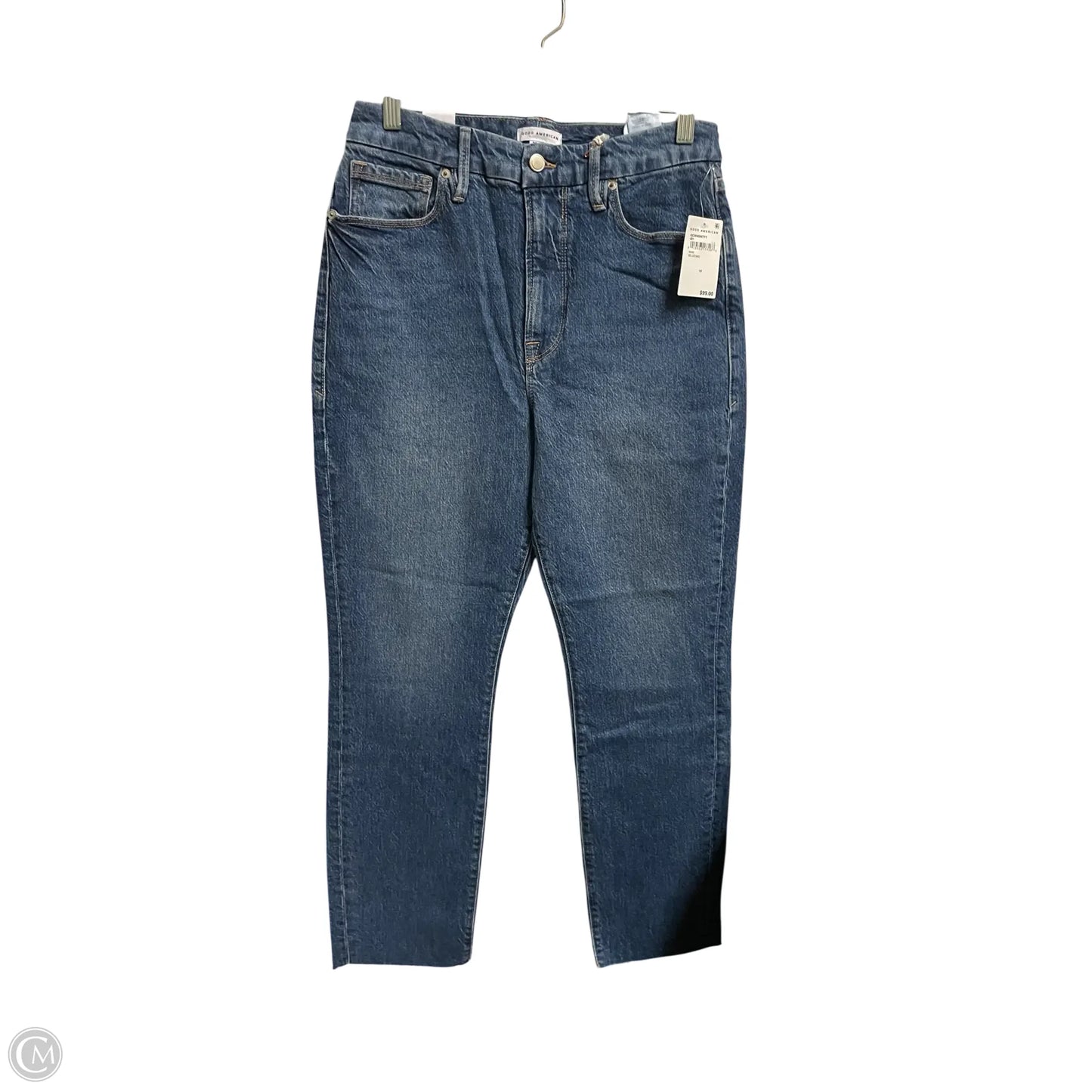 Jeans Boot Cut By Good American In Blue, Size: 10